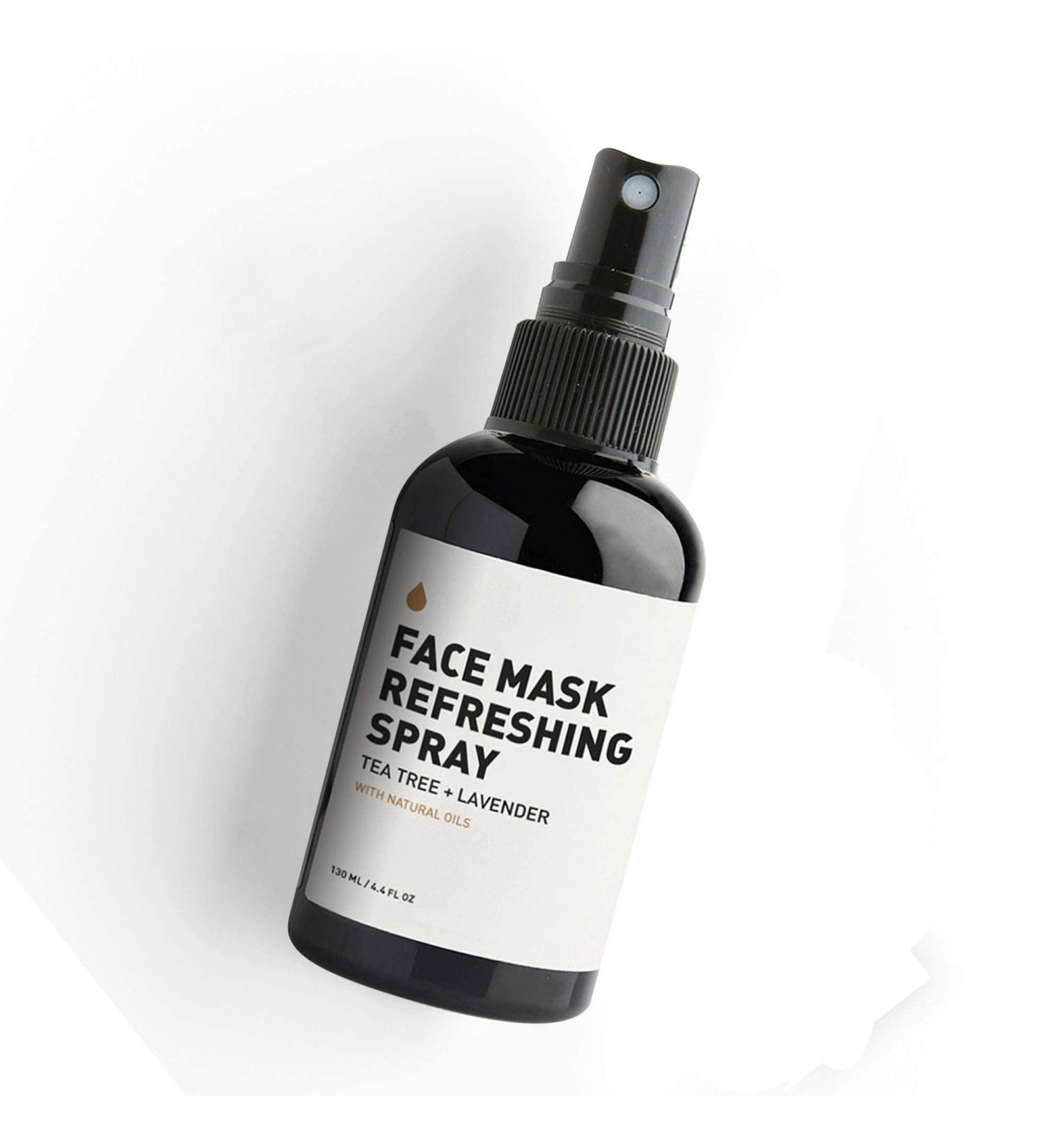 Refreshing Lavender & Tea Tree Oil Spray for Reusable Face Masks - 4.4 fl oz - Buy Online on GoSupps.com