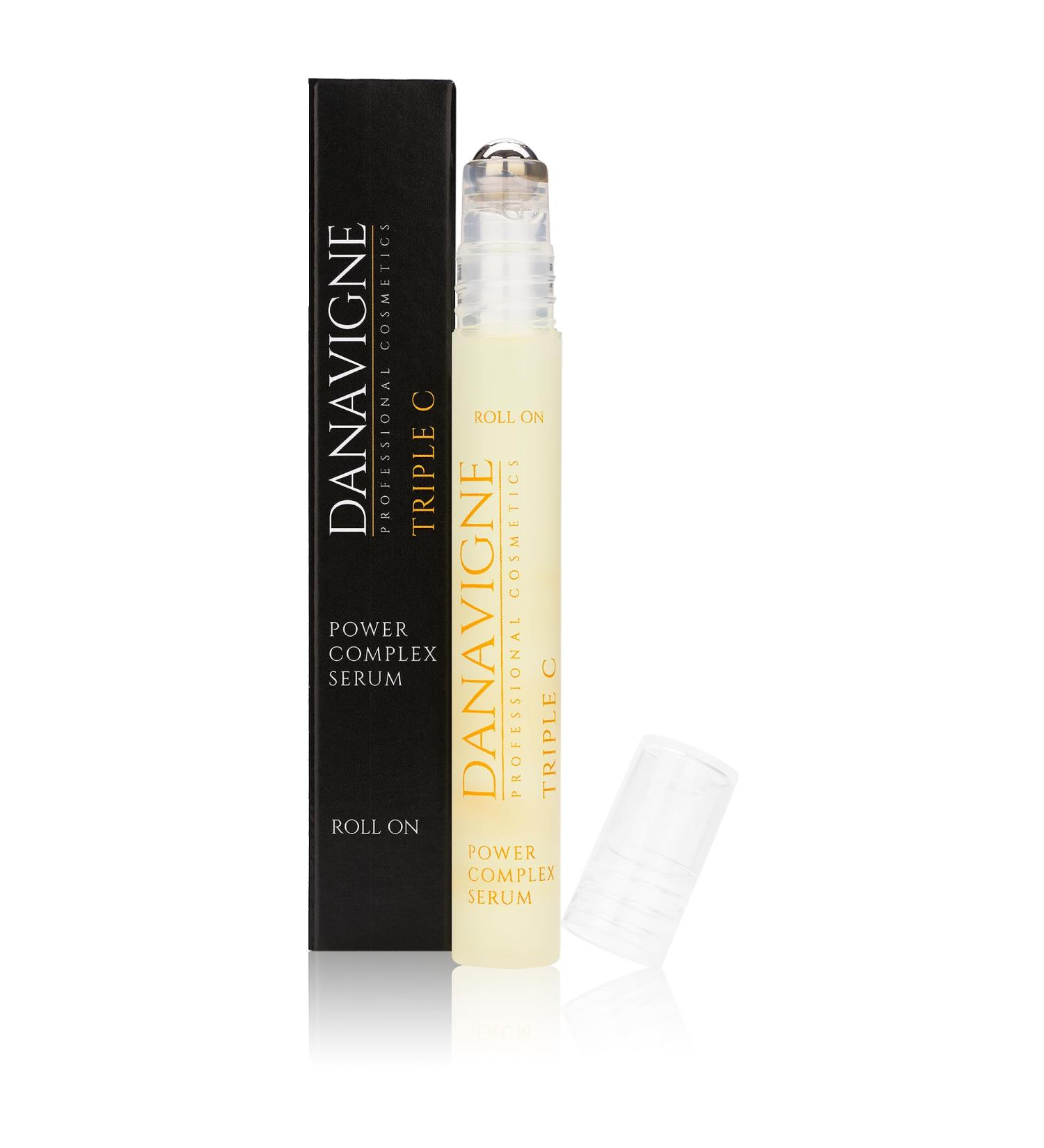 Danavigne Triple Power Vitamin C Serum Roll-On | Anti-Aging Skincare for Men & Women | Made in Germany - Boost Radiance & Reduce Fine Lines - Buy Online on GoSupps.com