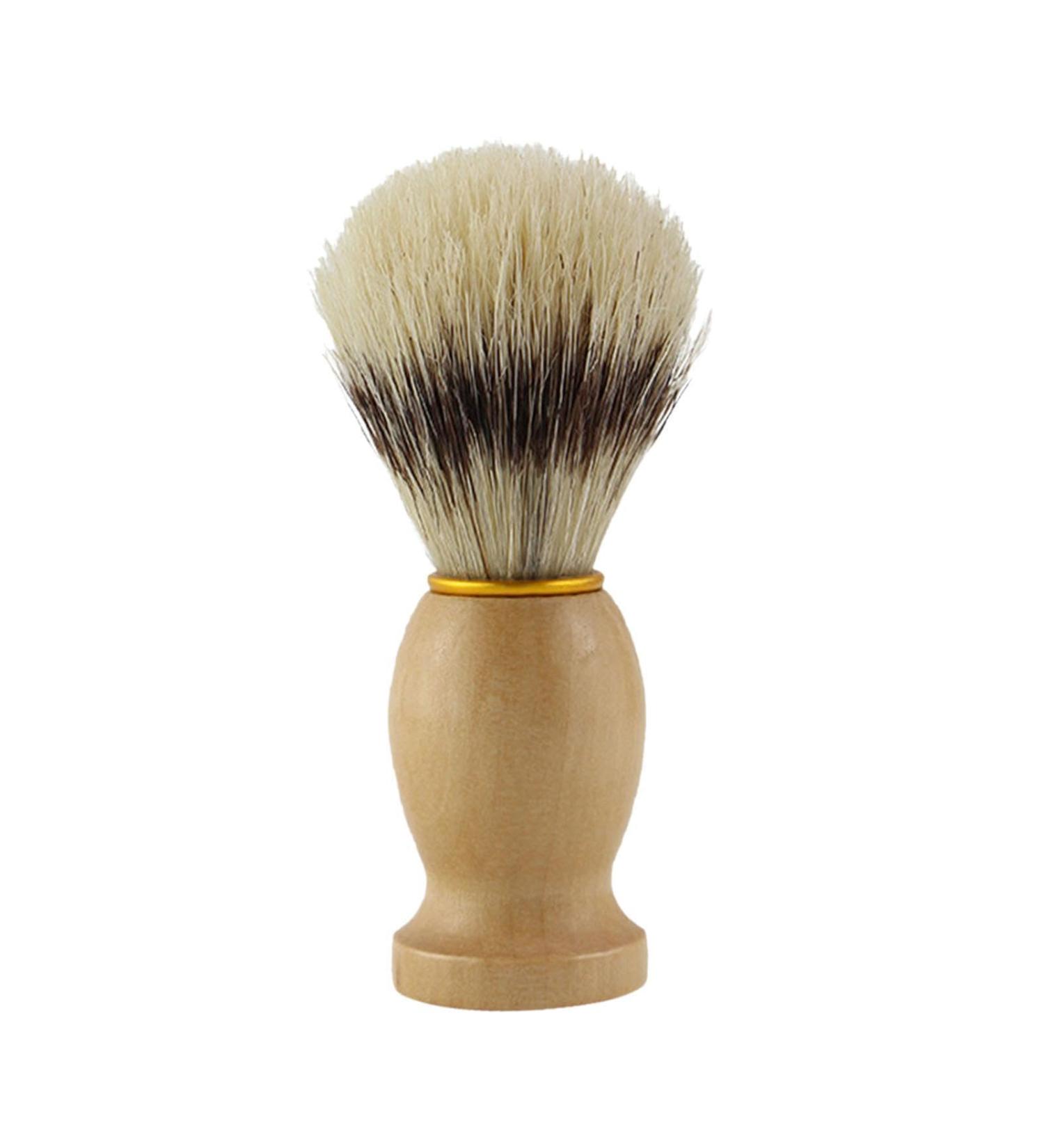 Perfk Shaving Brush for Men - Professional Cream Brush Perfect Christmas Gift Travel-Friendly Facial & Beard Brush for Dad & Friends - Buy Online on GoSupps.com