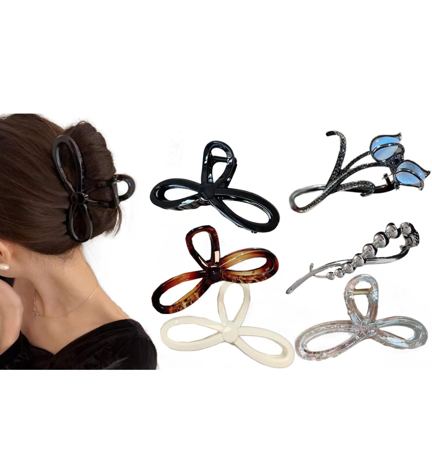Hair Bobbles Scrunchies for Women Plain Elastic Thick Bands Soft Ropes Ponytail Holder Women's Hair Accessories 5 - Buy Online on GoSupps.com