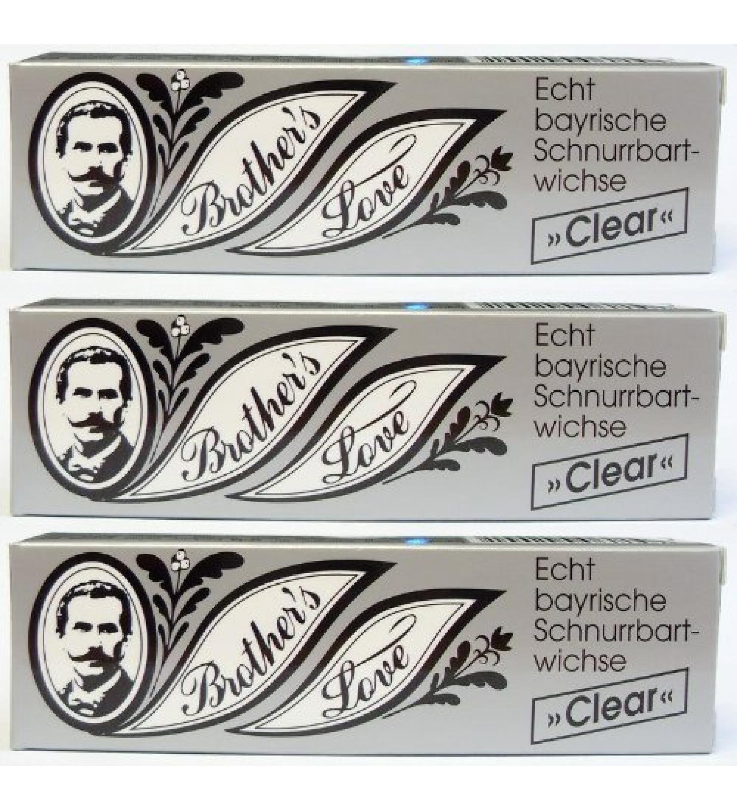 Brother's Love Brothers Lot de 3 lutins barbe transparents 10 ml