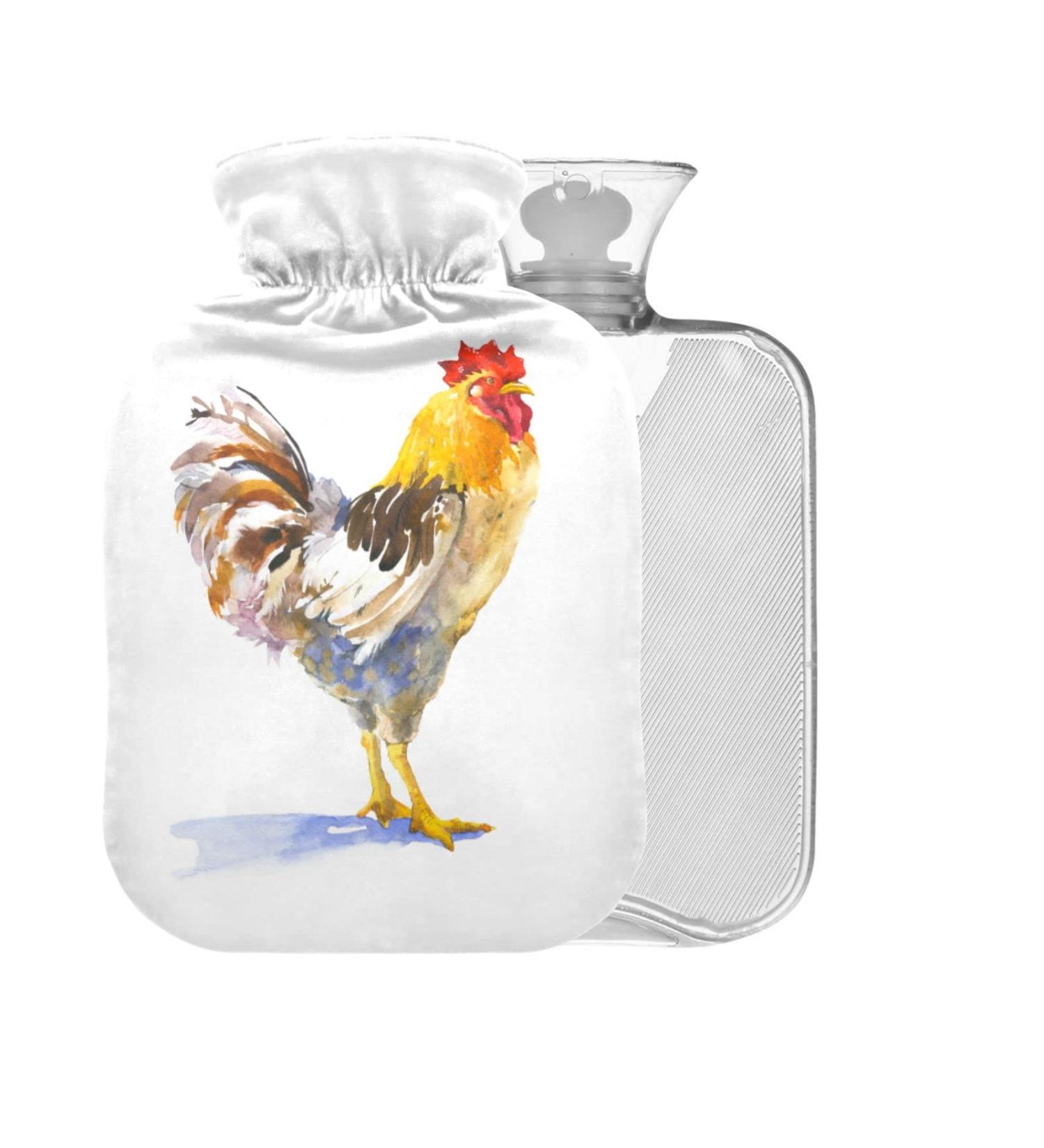 Buy Hahn Hot Water Bottle with Cover - 1L Pain Relief BPA-Free for Back Pain & Therapy - Buy Online on GoSupps.com