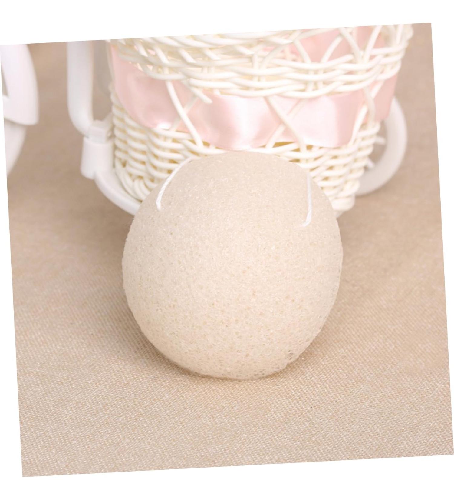 Healeved Konjac Facial Cleaning Sponge - Exfoliating Makeup Removal & Natural Cotton Face Sponge - Buy Online on GoSupps.com