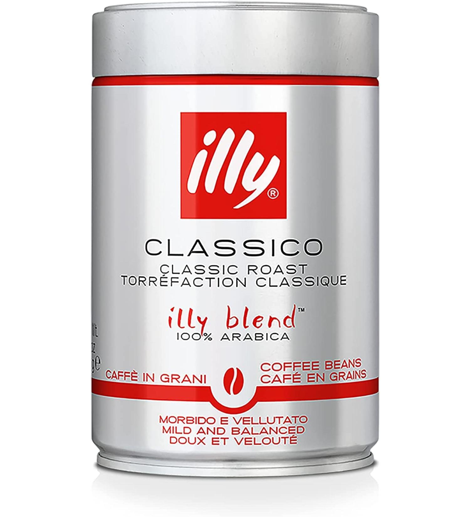 Illy Coffee Premium Roasted Beans 12 x 250g (Classico Medium Roast) Classico Medium Roast 250 g (Pack of 1)