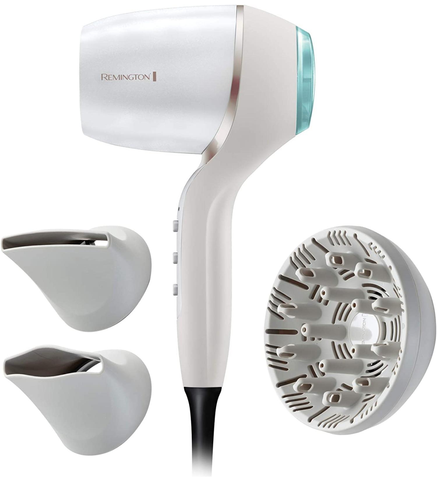 Buy Remington Hydraluxe Pro Hair Dryer | 2400W 3 Attachments Heat Protection Compact & Powerful - Buy Online on GoSupps.com
