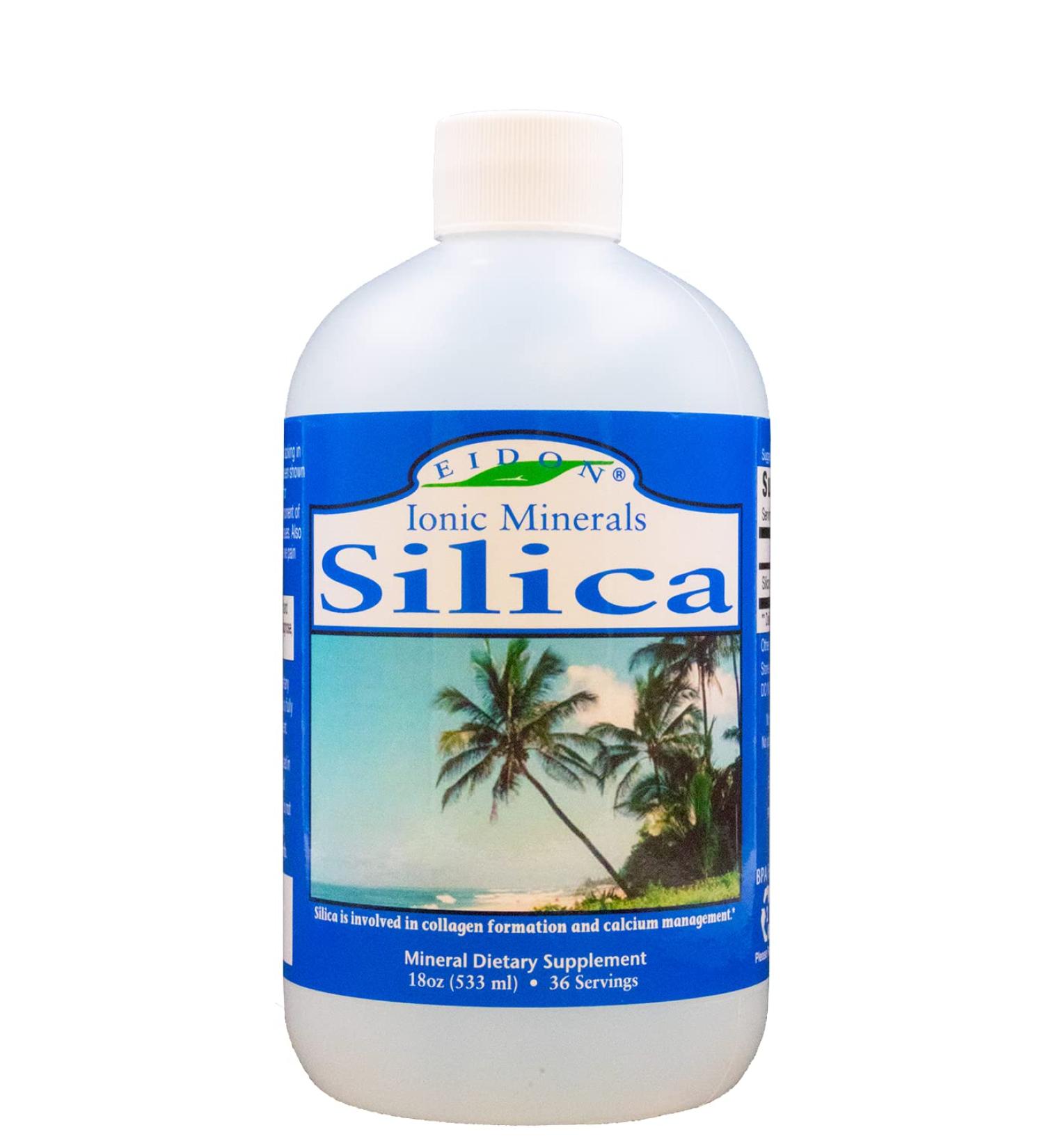 Ionic Silica Mineral Supplement 18 oz - Eidon Ionic Minerals - Buy Online on GoSupps.com
