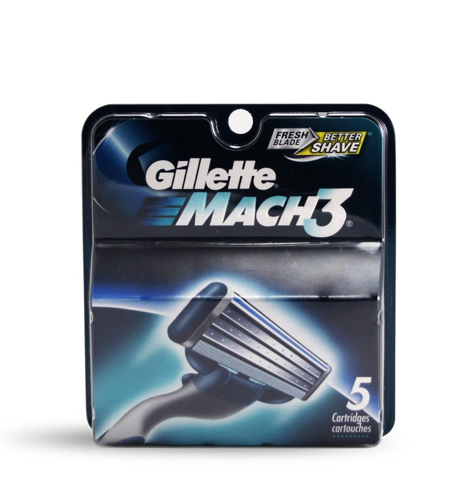 Gillette MACH3 Shaving Cartridges (4 Cartridges)