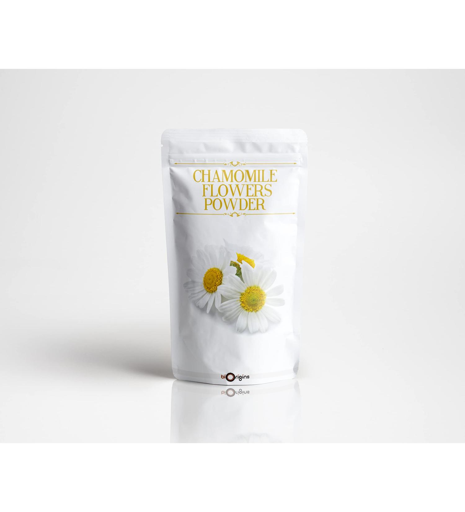 Buy Organic Chamomile Flowers Powder 50g - Premium Quality for Relaxation & Health | Worldwide Shipping - Buy Online on GoSupps.com