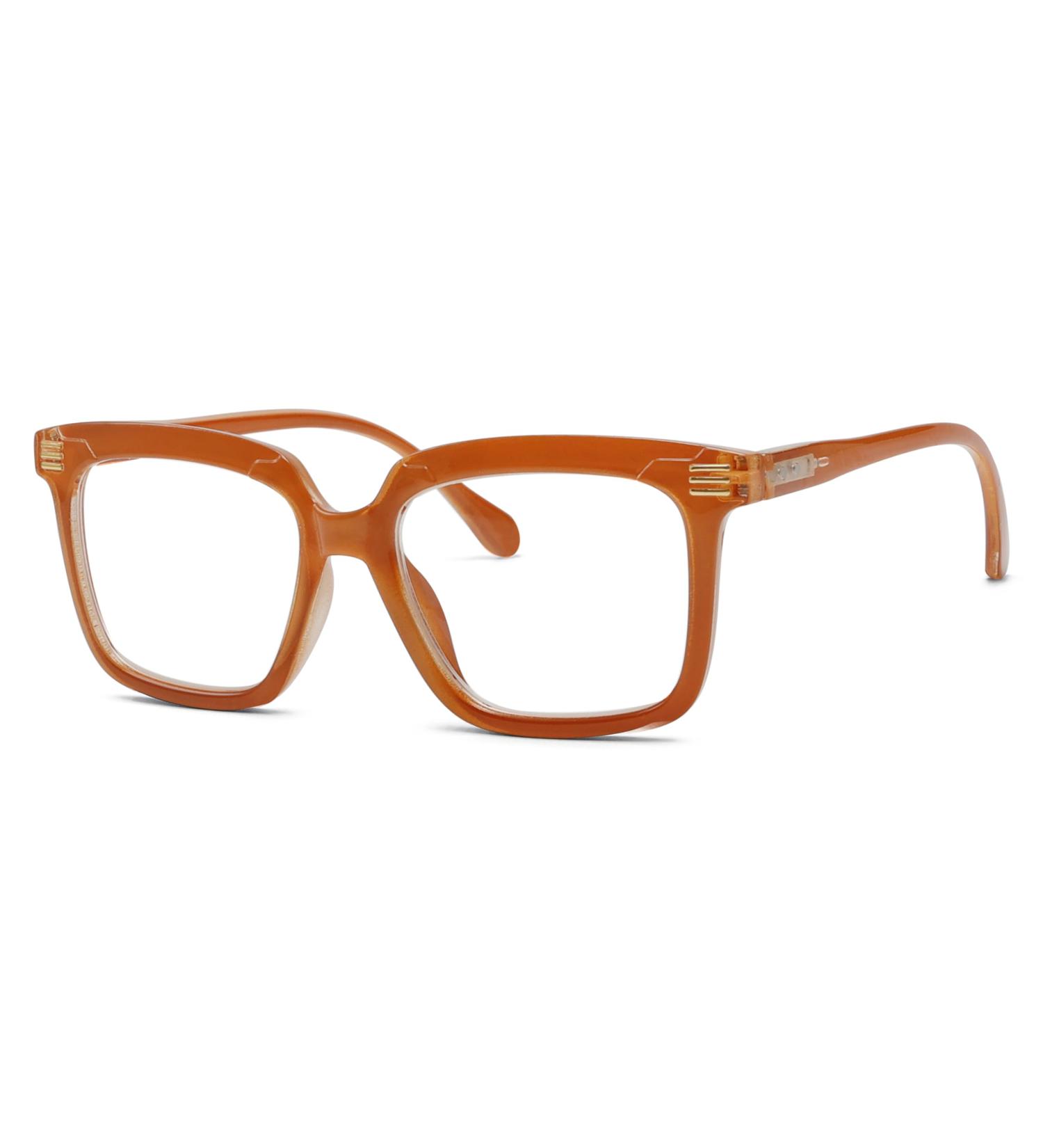Eyekepper High Quality +2.25 Oversized Rectangular Reading Glasses for Women - Stylish Brown Reading Aid - Buy Online on GoSupps.com