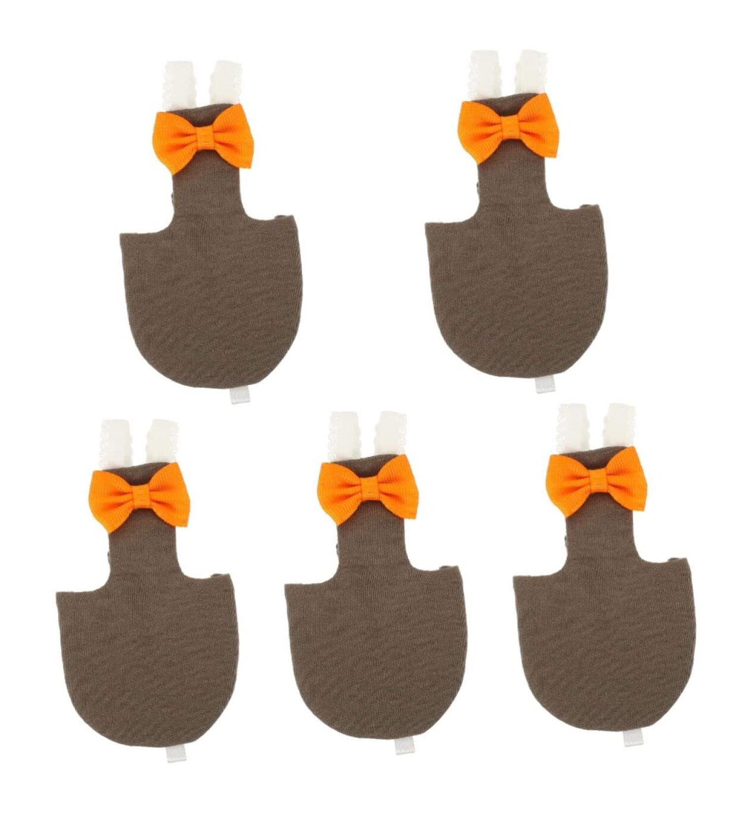 PopetPop 5-Pack Flying Bird Diapers - Neoprene Parrot Diapers for Lovebirds | Cute & Comfortable Urine Protection 14x7cm - Buy Online on GoSupps.com