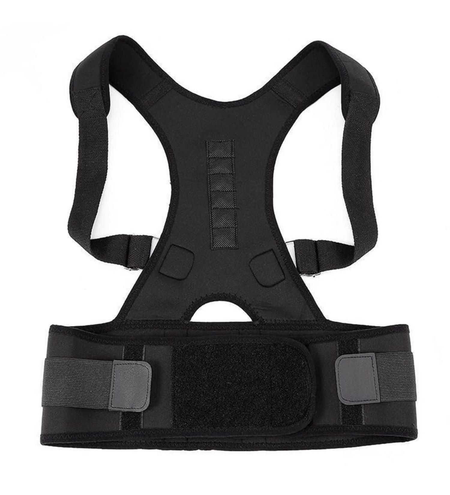 Posture Corrector Therapy Brace | Adjustable Shoulder & Back Support Belt for Slouching - Size Small - Buy Online on GoSupps.com