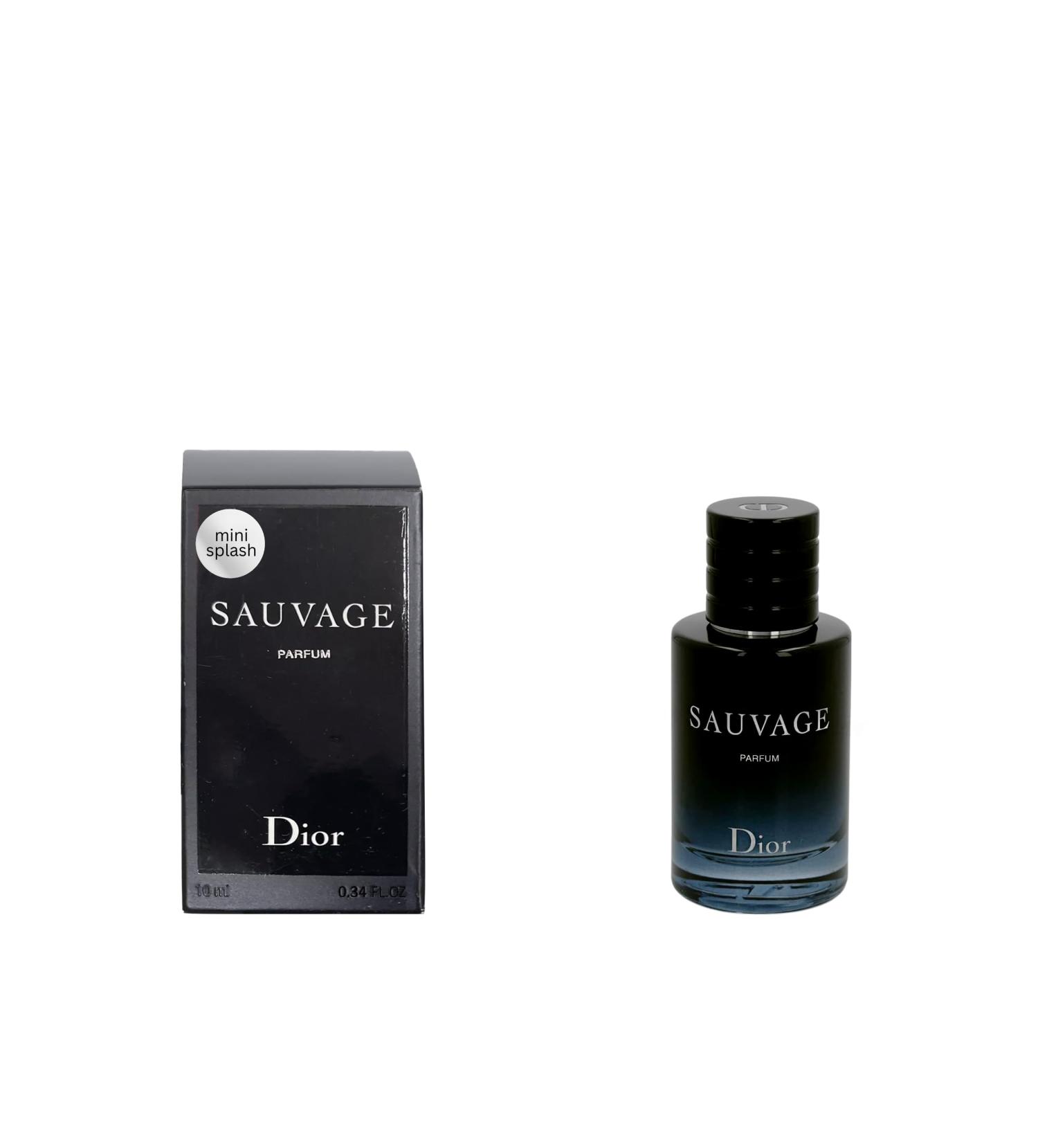 Dior Sauvage Parfum for Men - .34 oz./10ml Mini Sauvage 0.33 Fl Oz (Pack of 1) - Buy Online on GoSupps.com