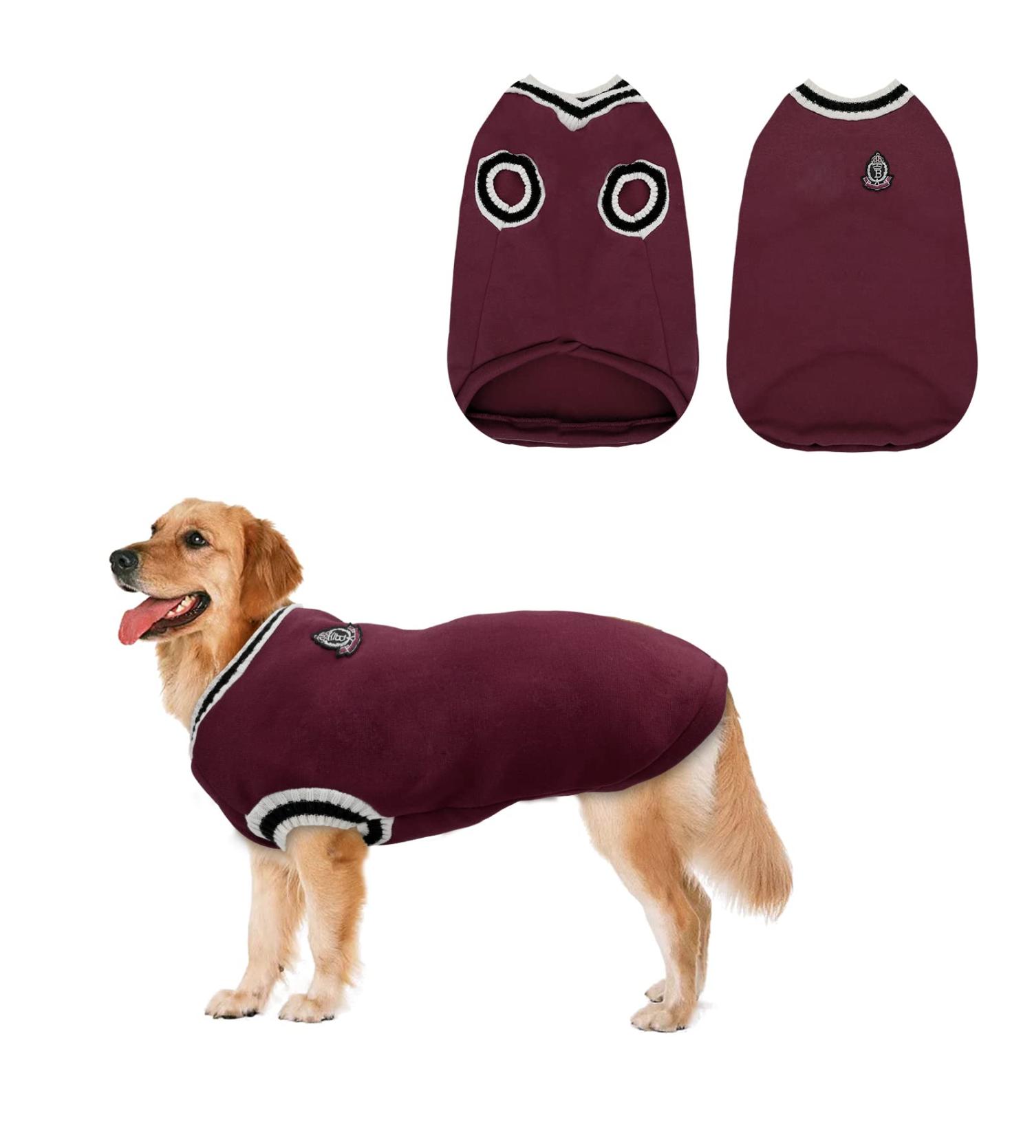 Warm Winter Dog Sweater | Soft Knitted Pet Coat for Small to XL Dogs | Stylish & Comfortable Cold Weather Outfit - Buy Online on GoSupps.com