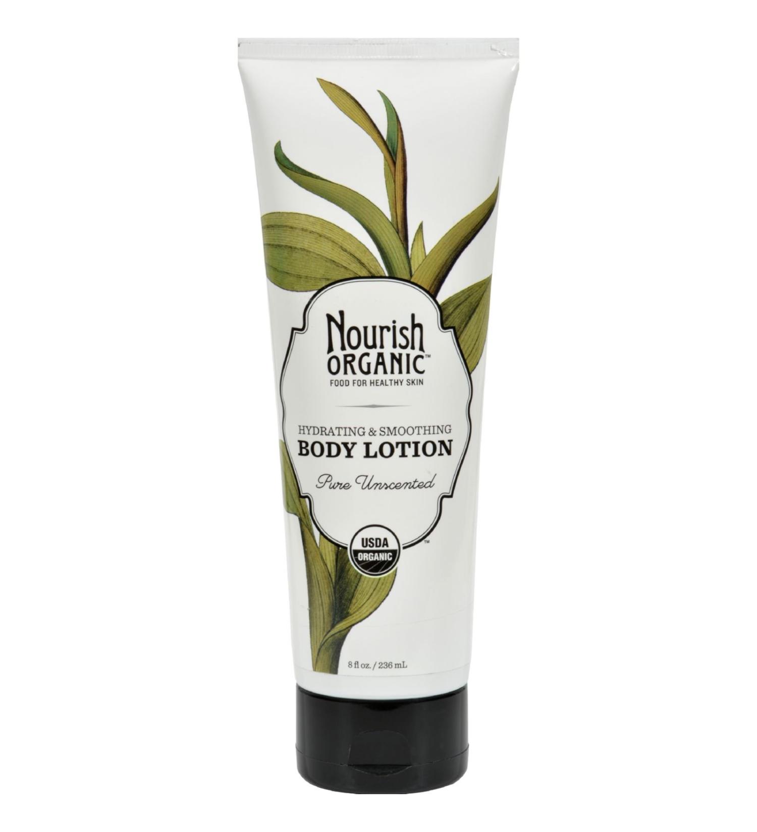 Nourish Organic Body Lotion Pure Unscented - 8 fl oz