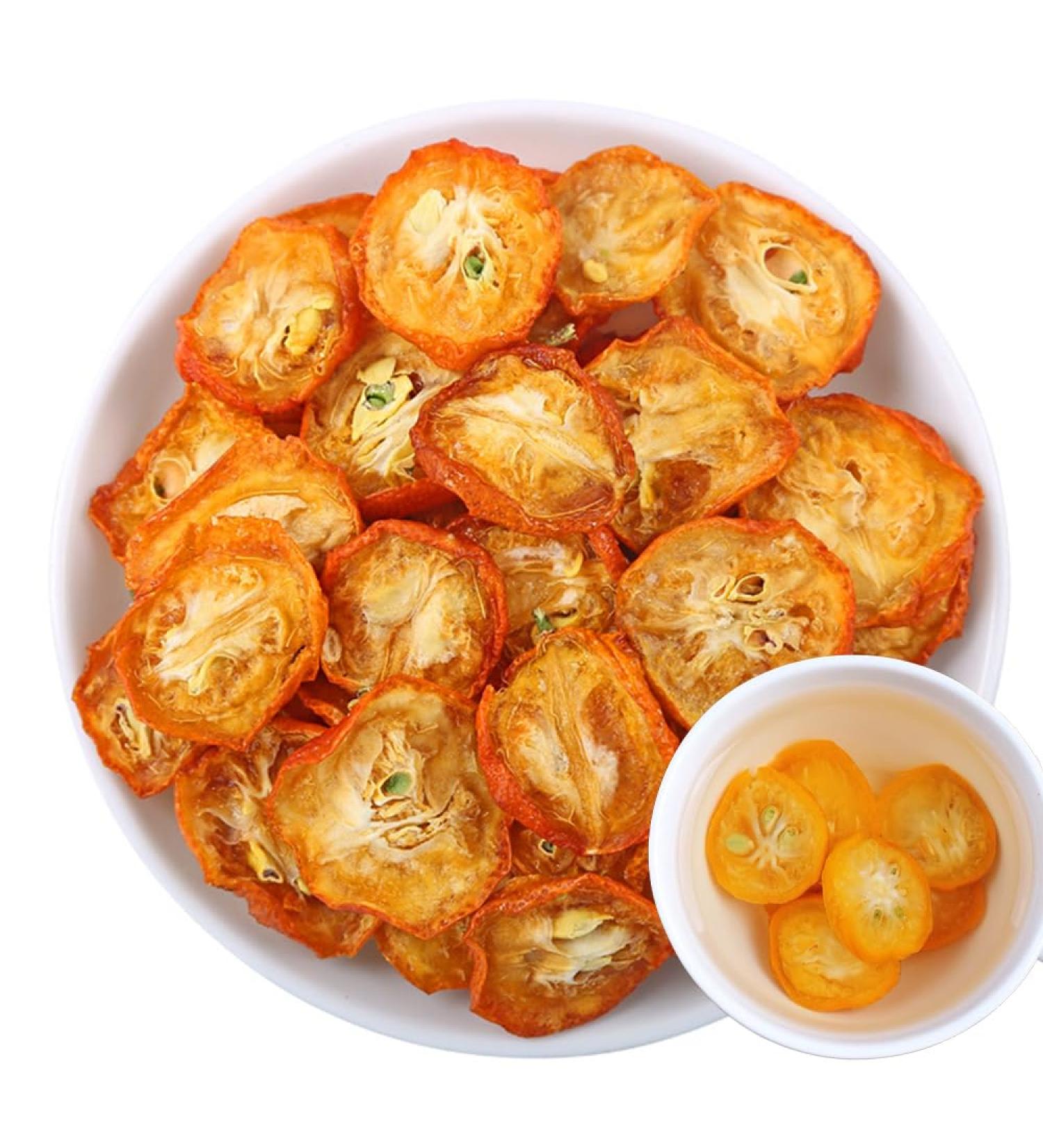 100% Kumquat Tea 100g/3.52oz p pites de kumquat | fruit de kumquat | sans sucre ajout | th au citron vert | kumquat  - Buy Online on GoSupps.com