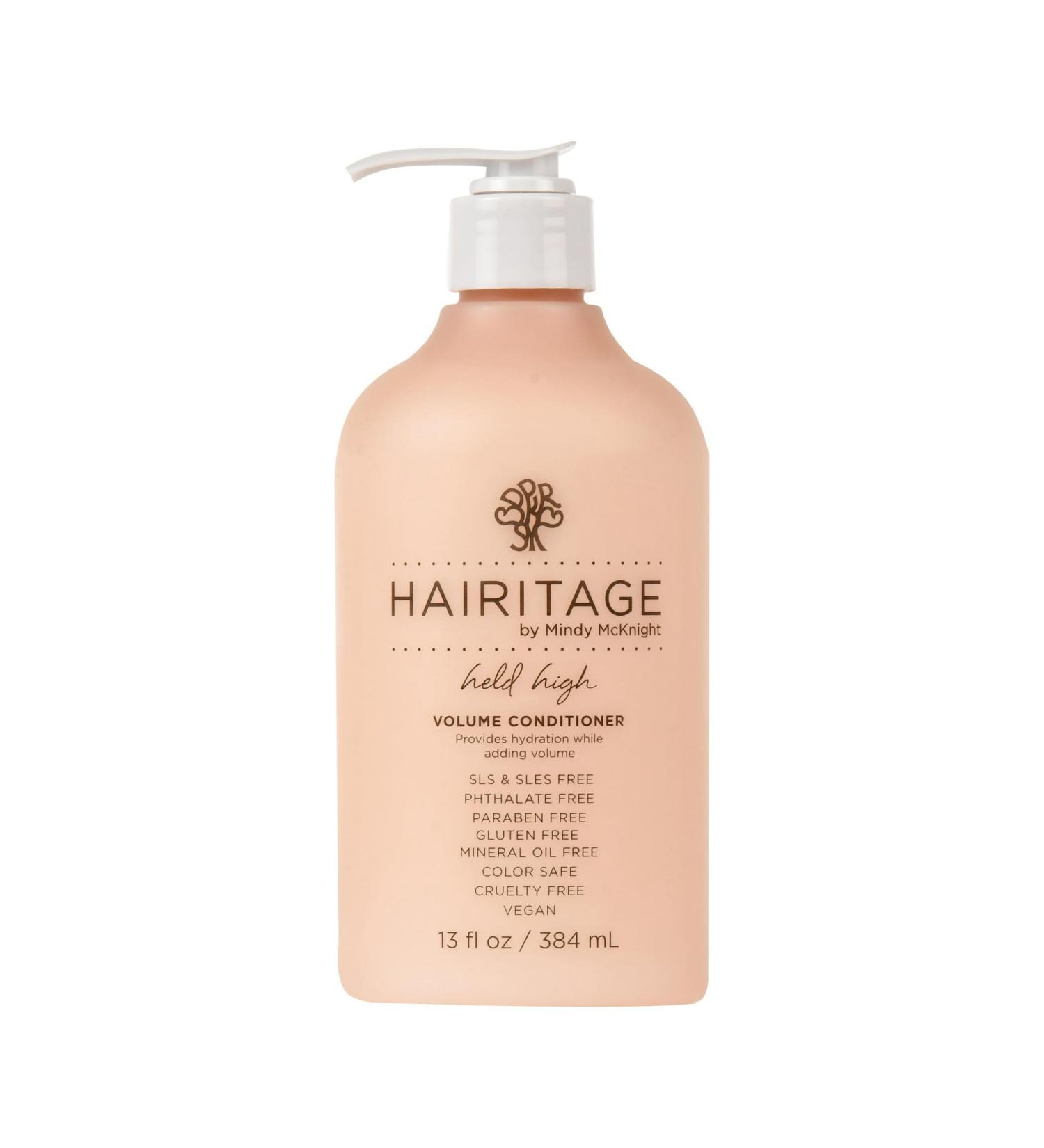 Hairitage Held High Hydrating Volume Conditioner 13 oz | Nourishes & Detangles Dry Fine Hair with Jojoba Oil | Ideal for Hair Types 2B-4C - Buy Online on GoSupps.com