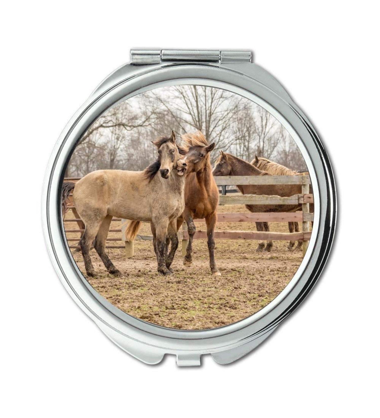 Mirror Compact Mirror agriculture animals close up pocket mirror portable mirror - Buy Online on GoSupps.com