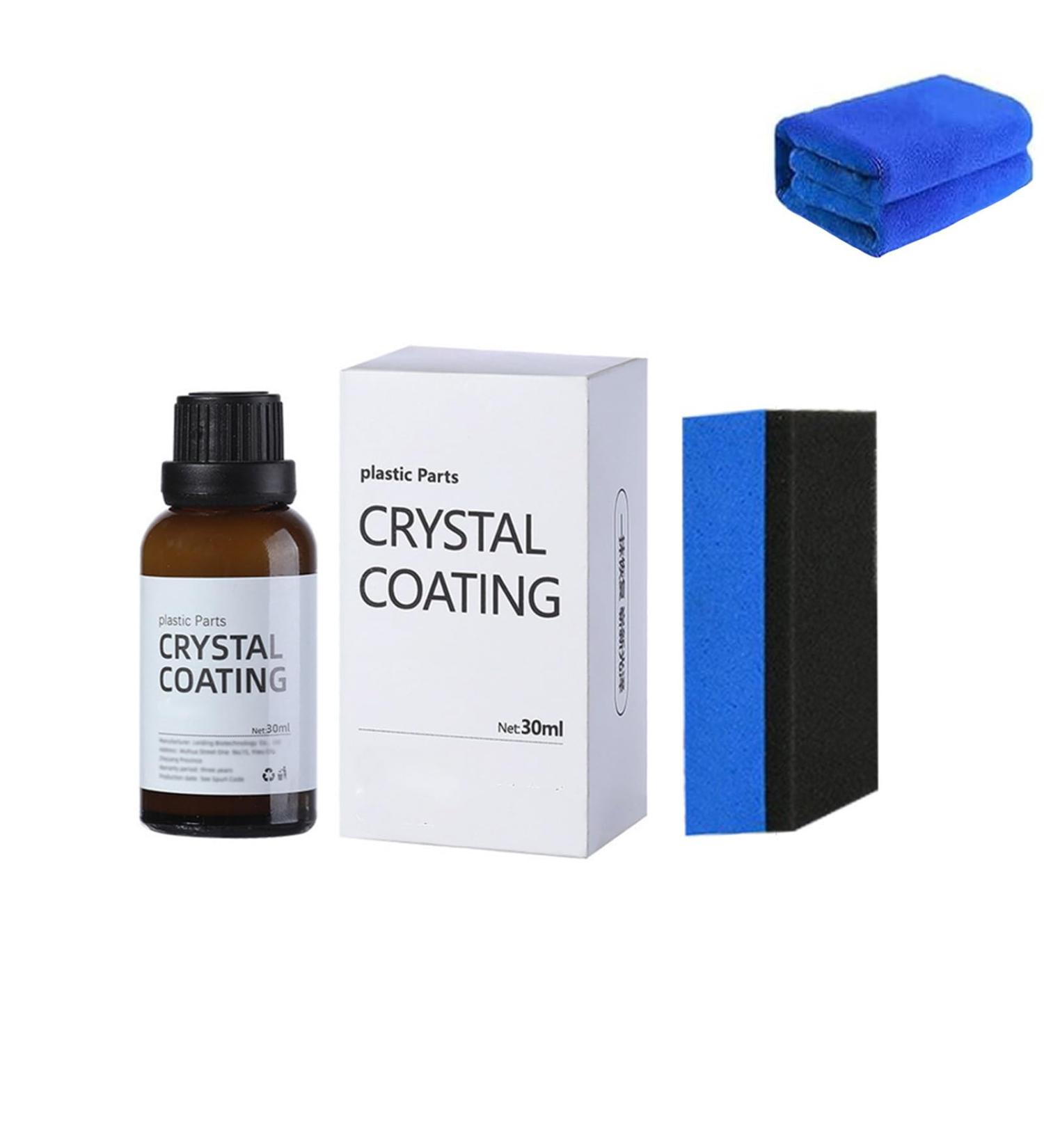 Car Plastics Restorer Car Crystal Coating Plastic Restorer Car Plastic Restorer Crystal Coating Plastic Parts Refresher Agent for Car 2024 Plastic Parts Crystalline Coating (1 Set) - Buy Online on GoSupps.com