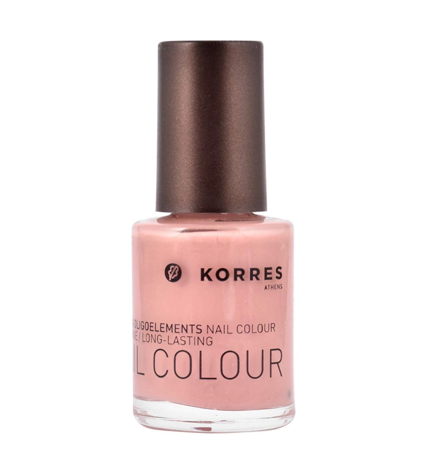 Korres Nail Colour High shine/Long-lasting - #11 Washed Off Pink 10ml