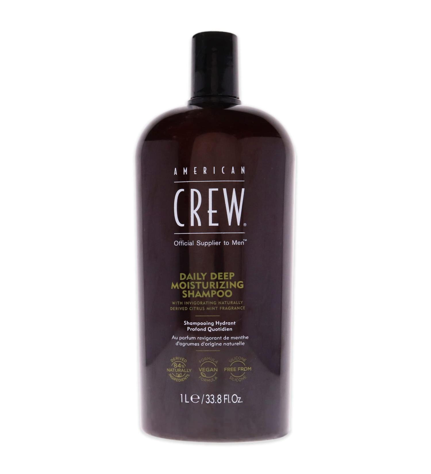 Buy American Crew Daily Moisturizing Shampoo 33.8 Oz | Best International Shipping for Premium Hair Care - Buy Online on GoSupps.com