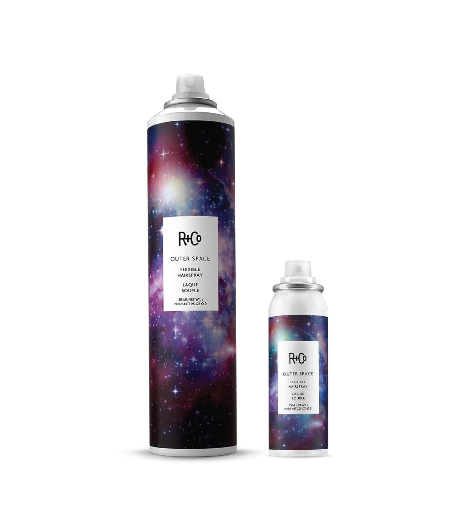 R+Co Outerspace Flexible Hairspray 9.5 Ounce + 2.25 Ounce (Pack of 2) - Buy Online on GoSupps.com