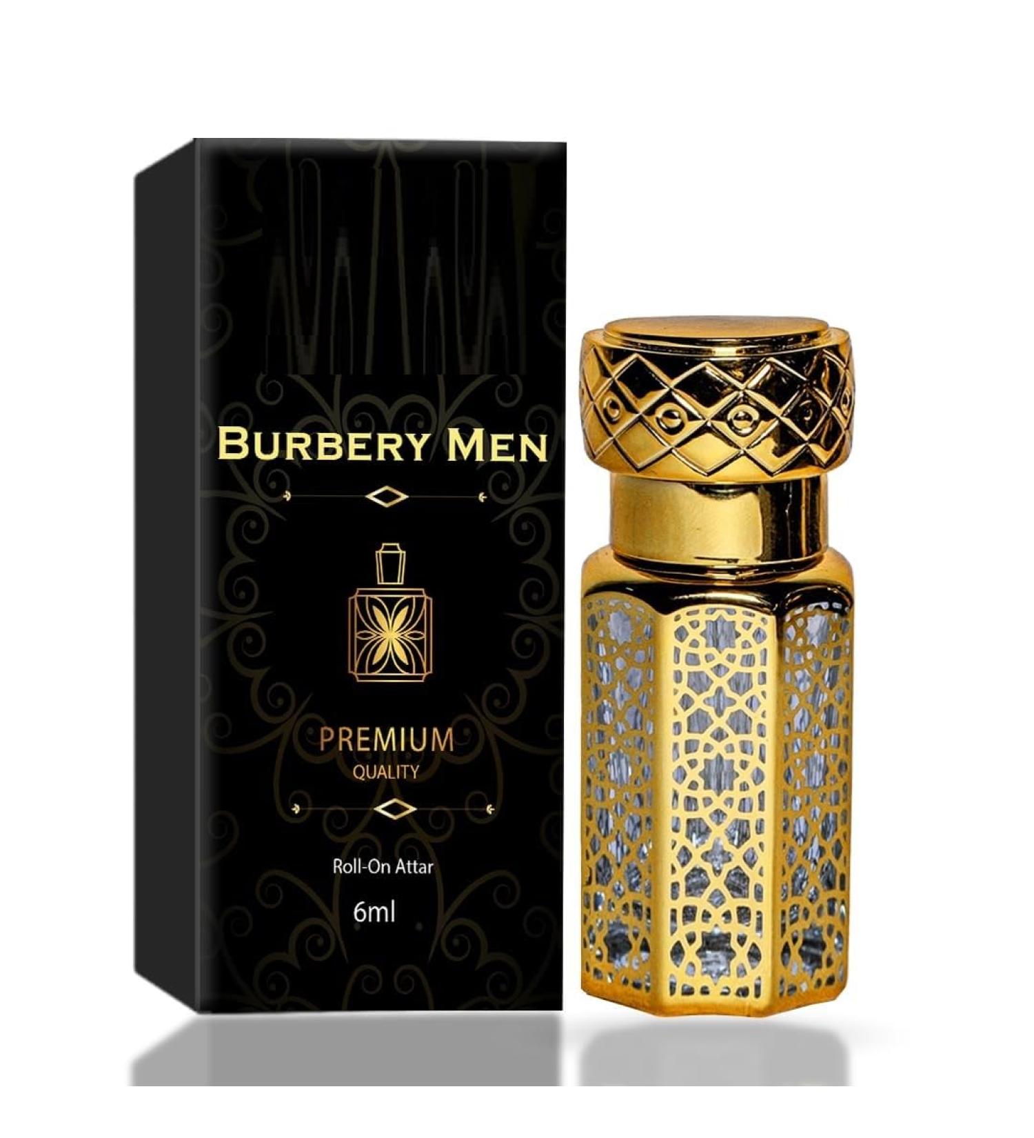 Burbery Men Attar | Eau De Perfum | Long Lasting Fragrance Perfum | For Men & Women | 6ml - Buy Online on GoSupps.com