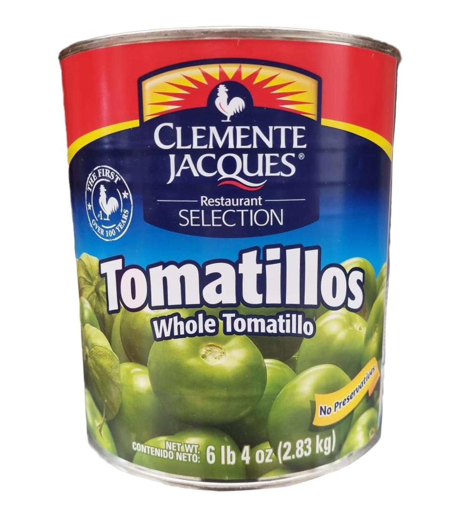 Clemente Jacques Whole Tomatillo 3kg / Mexican Whole Tomatillos For Salsa Verde Green Tomatoes Canned Vegetables - Buy Online on GoSupps.com