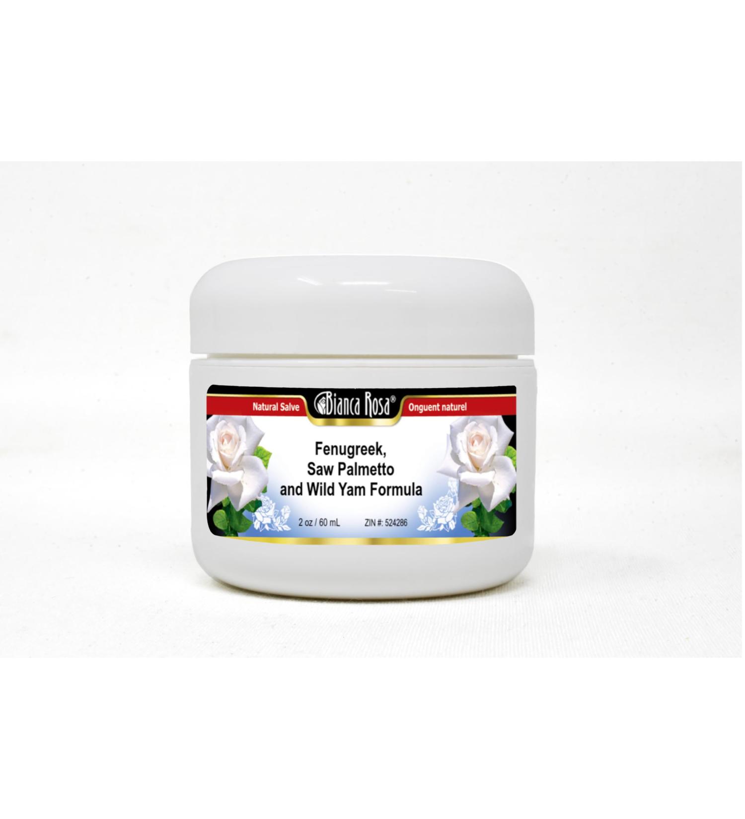 Buy Fenugreek Saw Palmetto & Wild Yam Formula Salve (2 oz) - Natural Herbal Remedy for Health | International Shipping Available - Buy Online on GoSupps.com