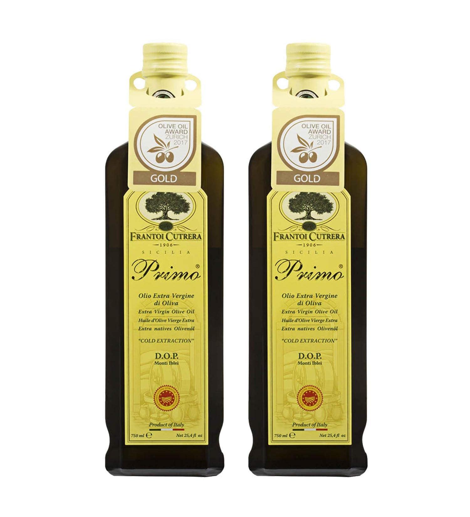 Frantoi Cutrera Extra Virgin Olive Oil 24.5 oz - Imported from Italy - 2 Pack - Premium Quality - Buy Online on GoSupps.com