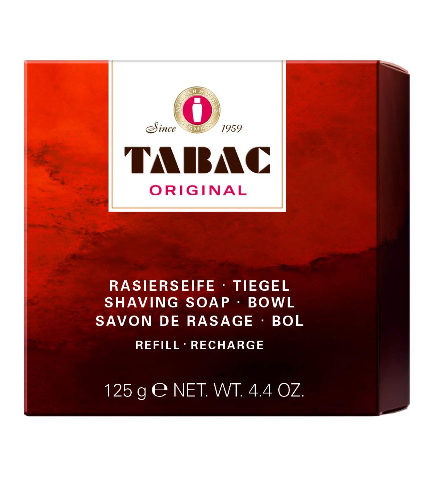 Tabac Original Refill Shaving Soap for Jars - Easy & Thorough Shave - 125g | Authentic Since 1959 - Shop Internationally - Buy Online on GoSupps.com