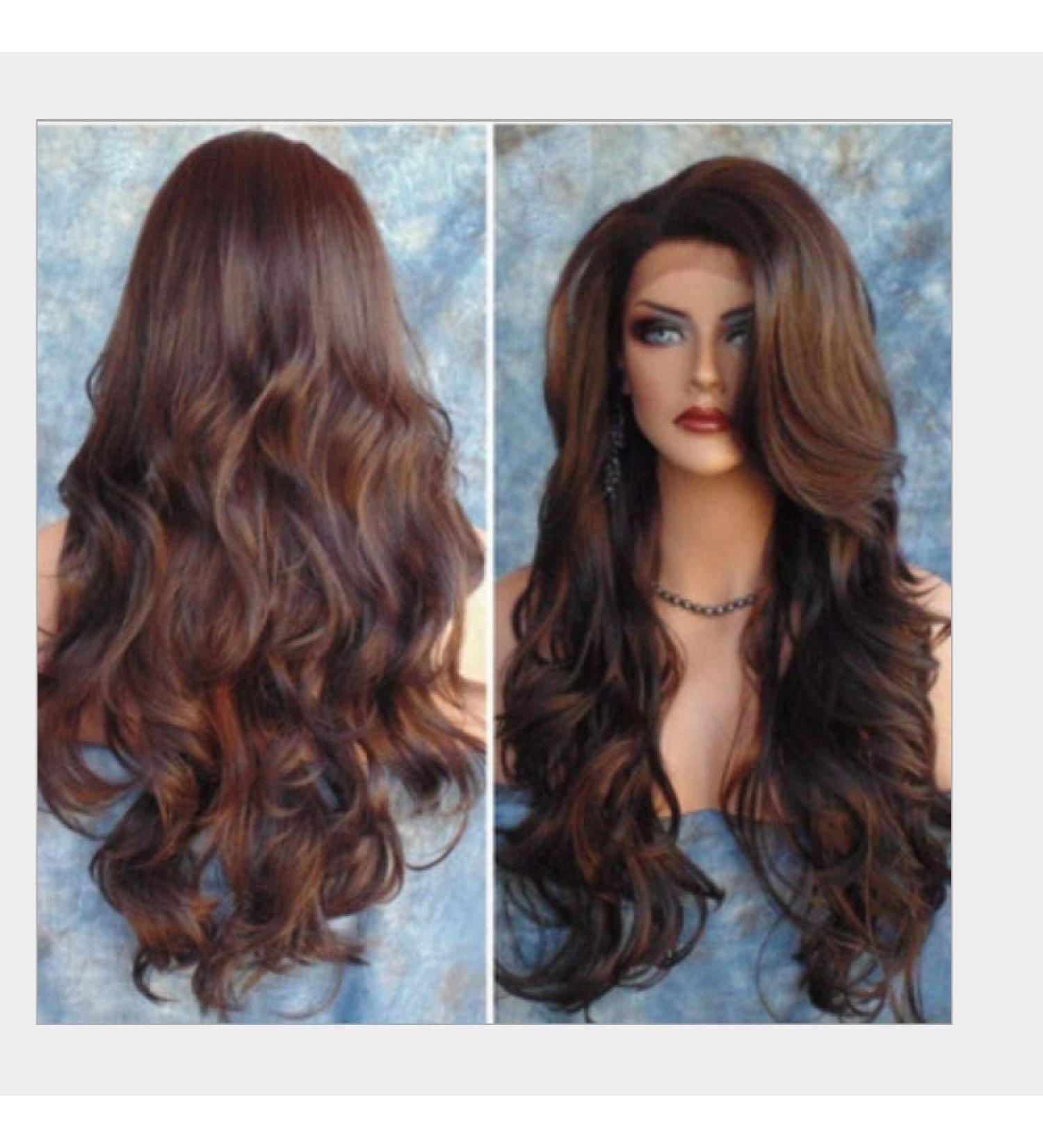 Buy BGHJUE Halloween Wig - Short Brown Curly Synthetic Hair | Heat Resistant Fiber | Perfect for Women - Available in Multiple Colors - Buy Online on GoSupps.com