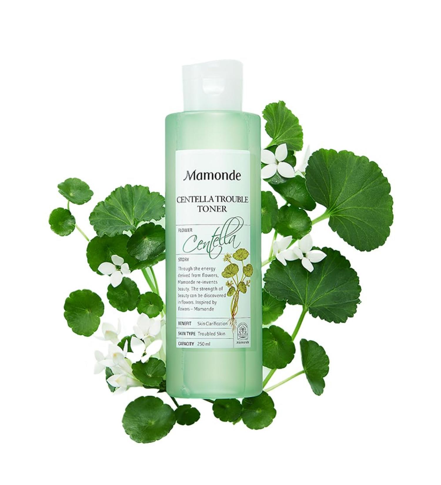 Mamonde Centella Asiatica Vegan Toner - Soothes Troubled Skin 98.32% Centella Water & BHA Korean Skin Care 8.45 Fl Oz - Buy Online on GoSupps.com