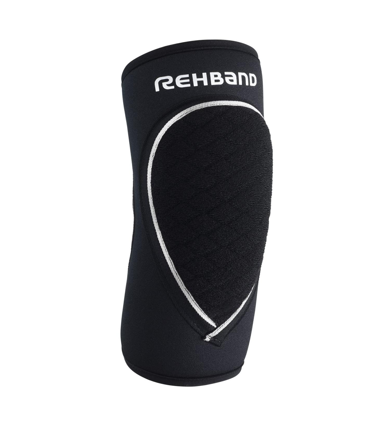 Rehband Elbow Support & Protector for Men & Women - 5mm Neoprene Black Elbow Support for Volleyball Handball & Indoor Sports - X-Large - Buy Online on GoSupps.com