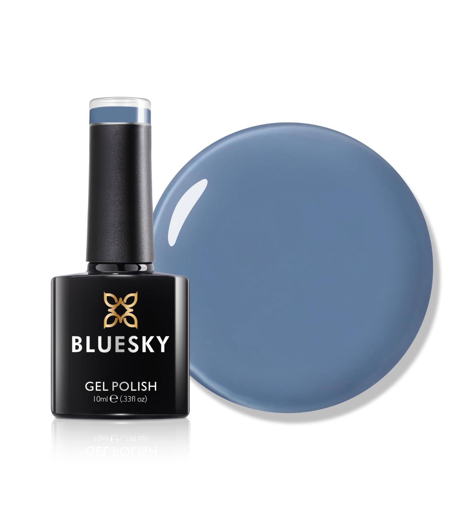 Bluesky Gel Nail Polish 10ml Daring Blue - SS2411 Denim Blue Nail Polish for 21 Day Manicure Professional Salon & Home Use Requires Curing Under LED UV Nail Lamp - Buy Online on GoSupps.com