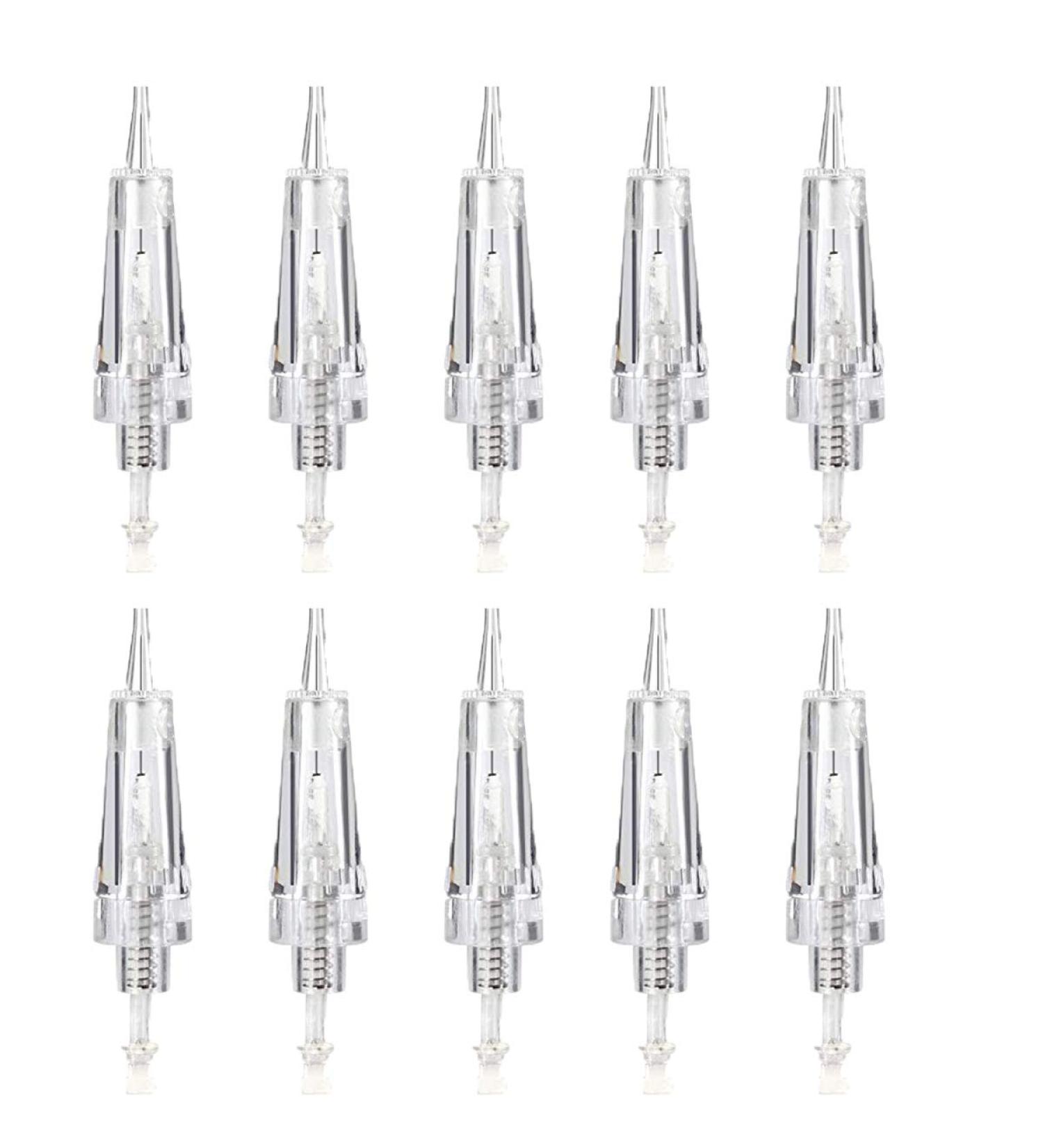 10 PCS M Permanent Makeup Needle for Cordless Tattoo Machine - Ombre Powder Brows Microblading Shading - 1RL/1R/1P Needles for Eyeliner Lip Tattoo - Buy Online on GoSupps.com