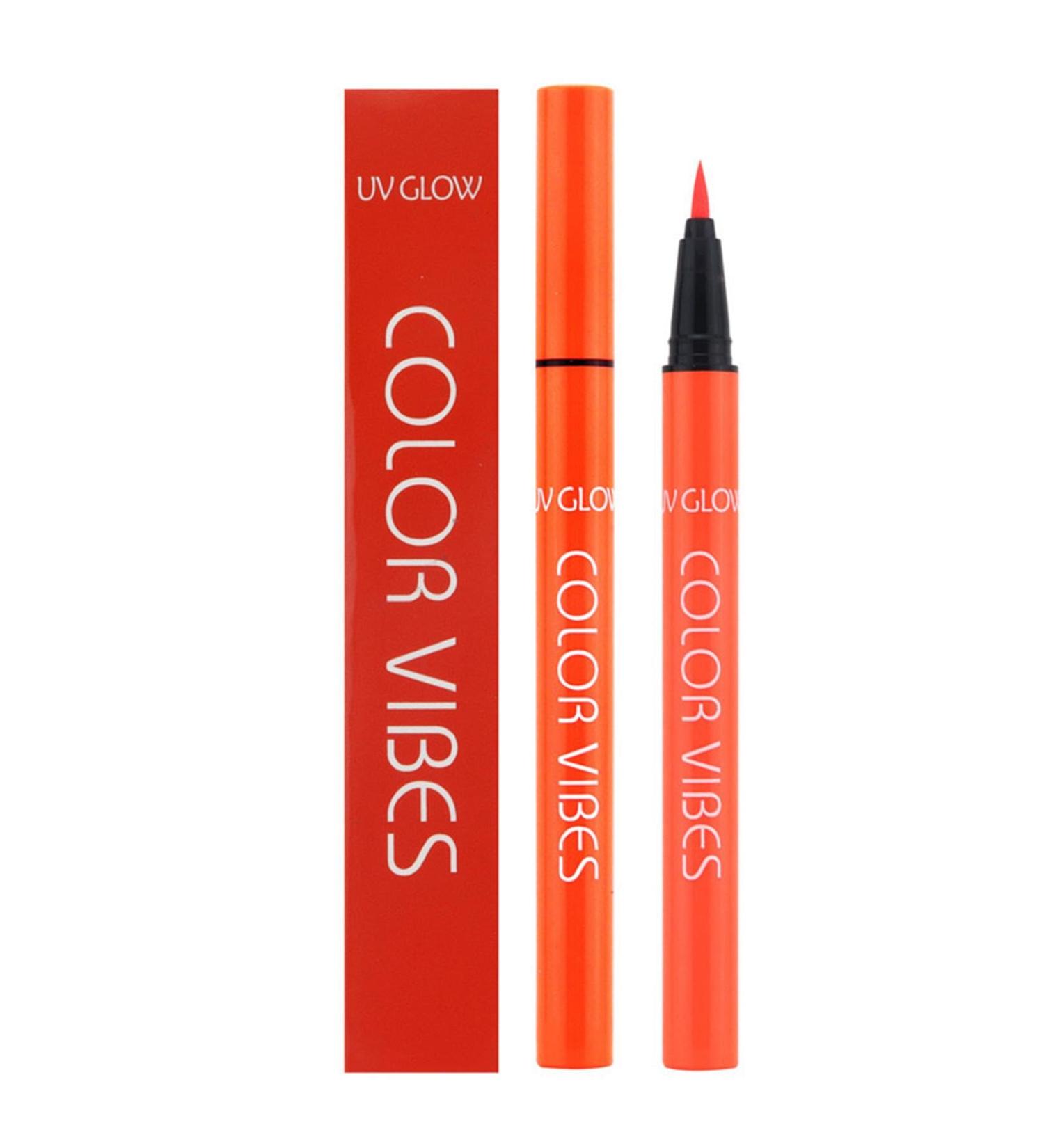 Neon Eyeliner 8 Colors Rainbow Eyeliner Waterproof Smudge Proof Neon Green Eyeliner for Body Eye Face Paint Makeup Shakven Orange 1 count (Pack of 1) - Buy Online on GoSupps.com