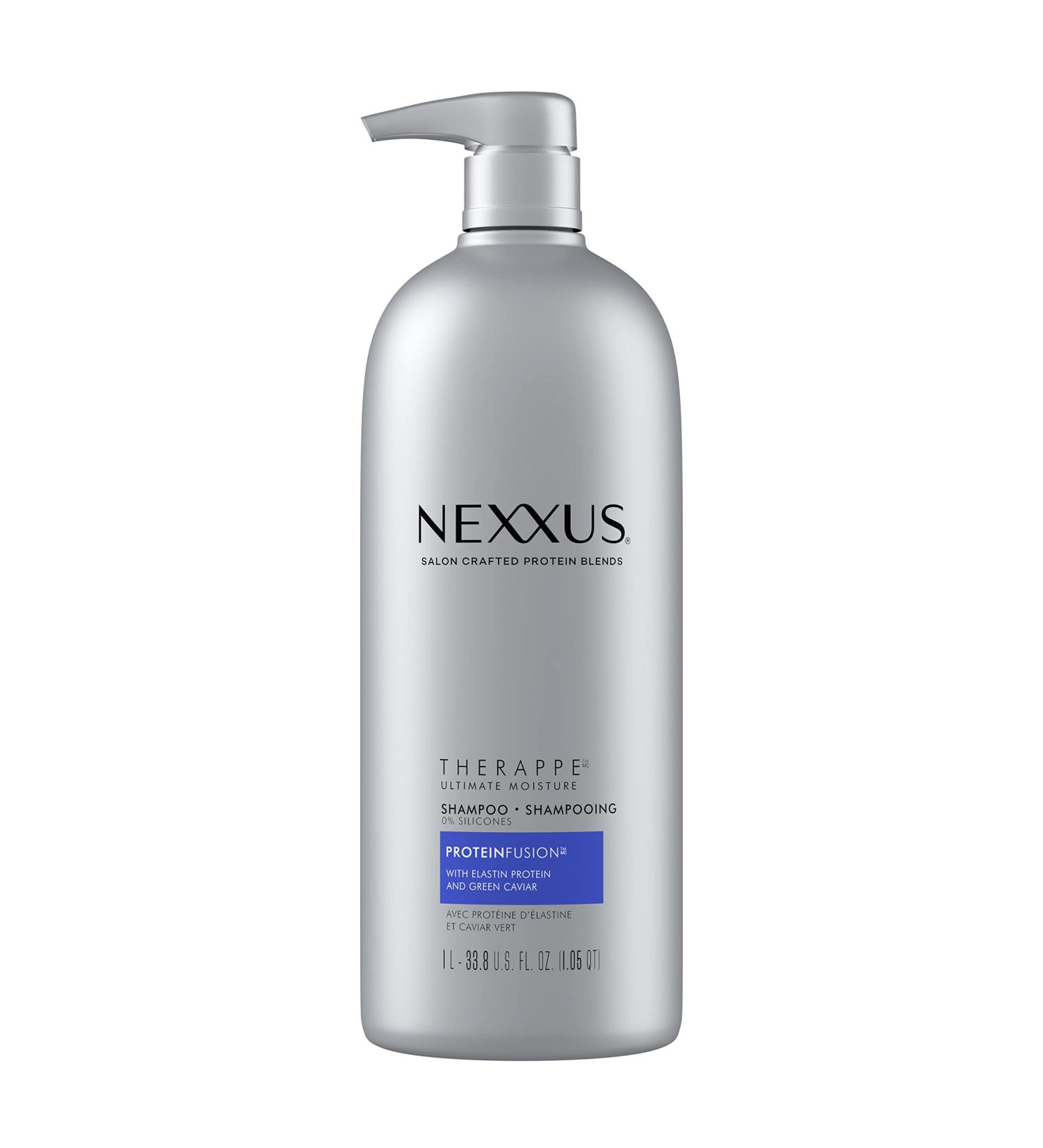 Nexxus Therappe Ultimate Moisture Shampoo - 33.8 oz | Silicone-Free, Protein Fusion for Dry Hair - Buy Online on GoSupps.com