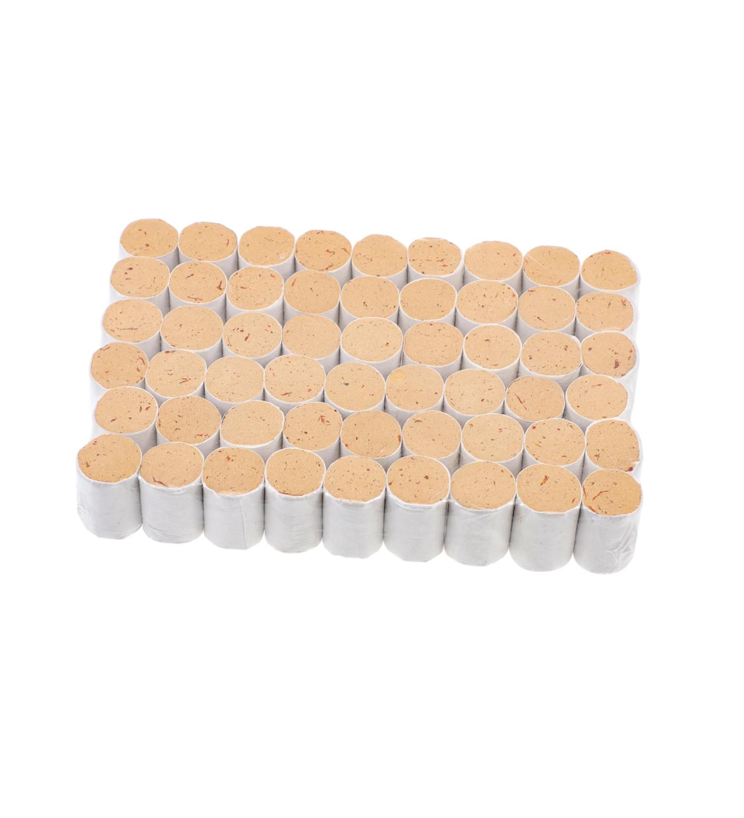 Anneomas 54st Moxa Sticks for Improved Blood Circulation | Yellow Cotton Paper & Mugwort | Chinese Moxa Therapy - Buy Online on GoSupps.com