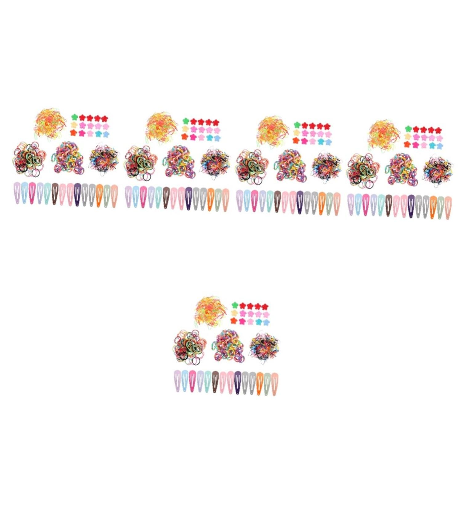 Beaupretty 5 Sets Children's Headgear Colored Hair Clips Lovely Hair Clips Lovely Hair Rope Elastic Hair Ties Mini Hair Clips Snap Clips Tiara Kids Headdress Girl Rubber Band Small Grip Baby - Buy Online on GoSupps.com