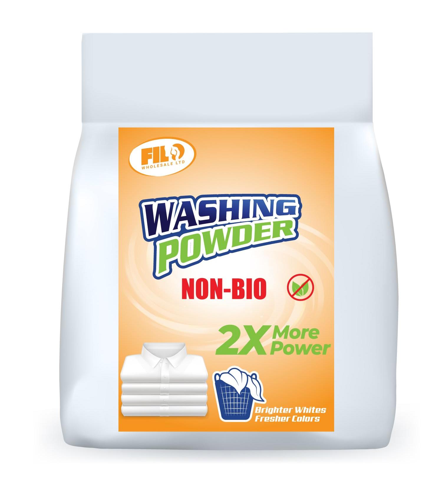 Filo Non Bio Washing Powder 10kg - Gentle Hypoallergenic Non-Bio Laundry Detergent - Big Value Pack for 500 Washes - Non Biological Stain Remover - Skin Friendly Non Toxic Laundry Cleaner - Buy Online on GoSupps.com