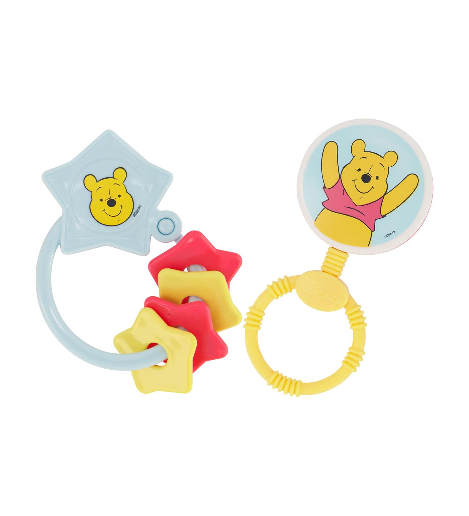 Disney Winnie The Pooh Rattle & Teether Set - Perfect Toddler Birthday Gift! - Buy Online on GoSupps.com