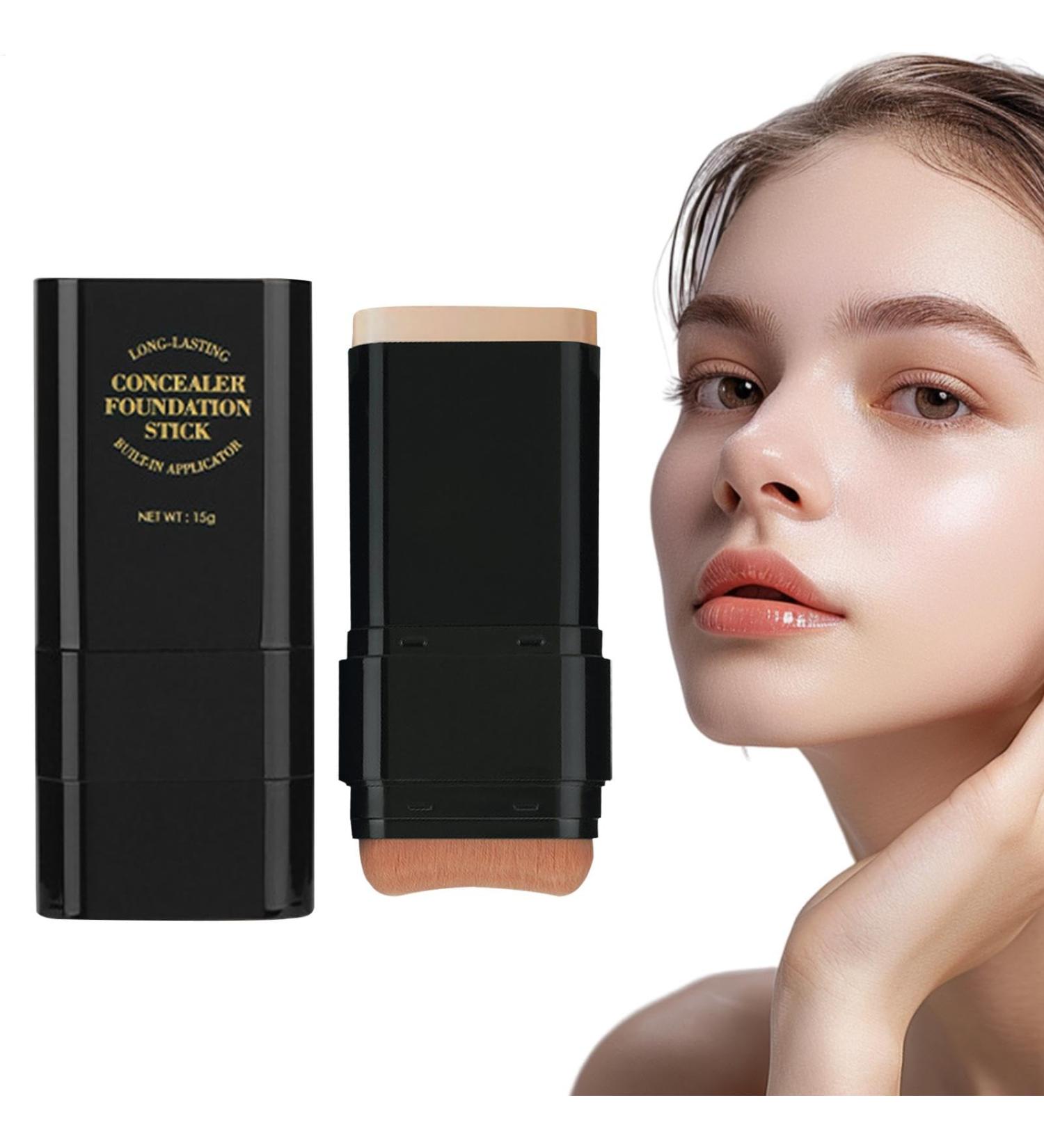 Foundation makeup stick foundation makeup | 15G face makeup foundation - Dual-ended concealer moisturizing cream for women and men - Buy Online on GoSupps.com