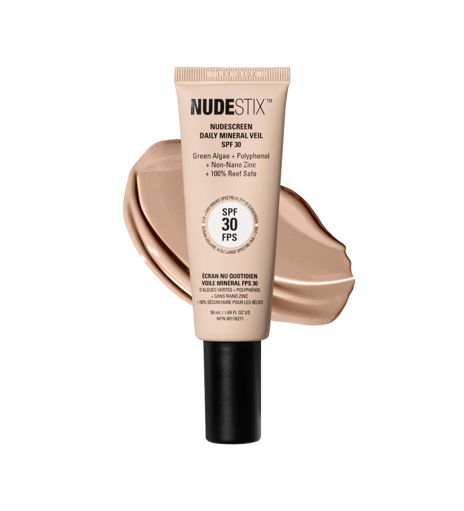 Nudestix Nudescreen Daily Mineral Veil SPF 30 Lightweight Tinted Mineral Sunscreen with Zinc Oxide for UVA/UVB & Blue Light Protection - Buy Online on GoSupps.com