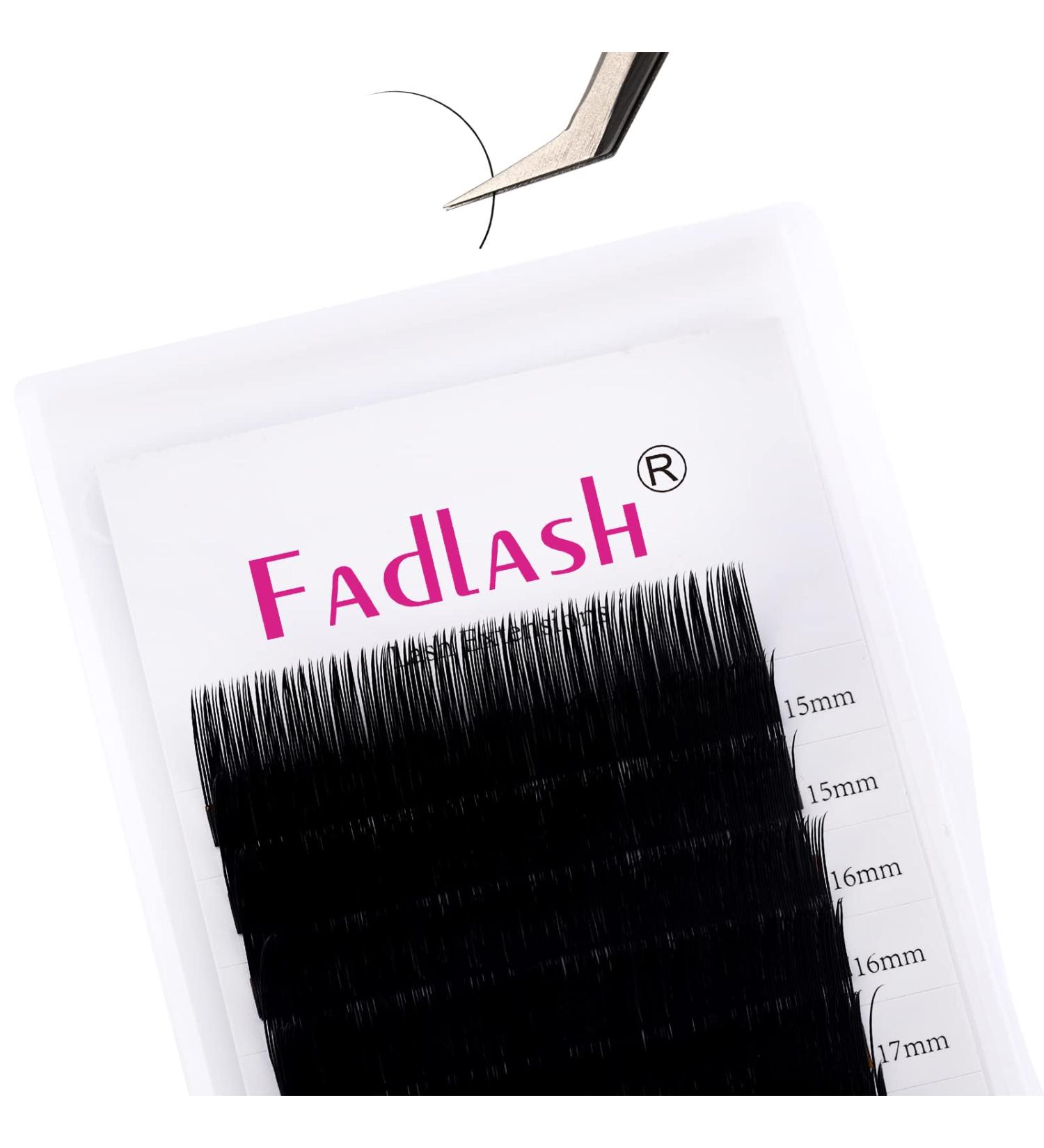 Individual Classic Eyelash Extensions 0.15mm D Curl Mix | 15-20mm Professional Lashes | Natural Black Volume - Buy Online on GoSupps.com