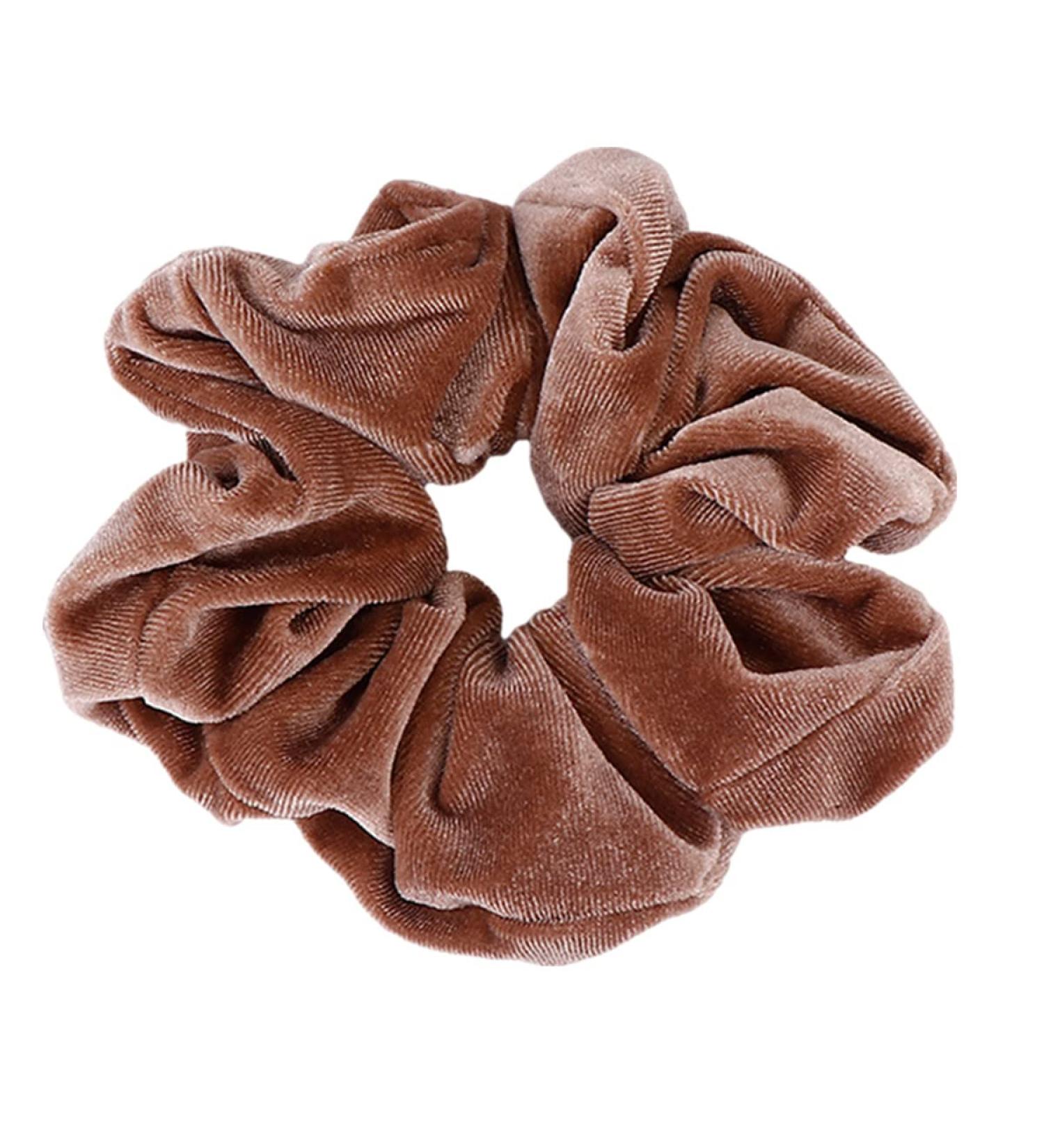 Large hair tie scrunching together - soft including hair tie for women hair band Scrunchie Scrunchie for smooth wavy curly frizzy long thick and thin hair - colorful hair rubber