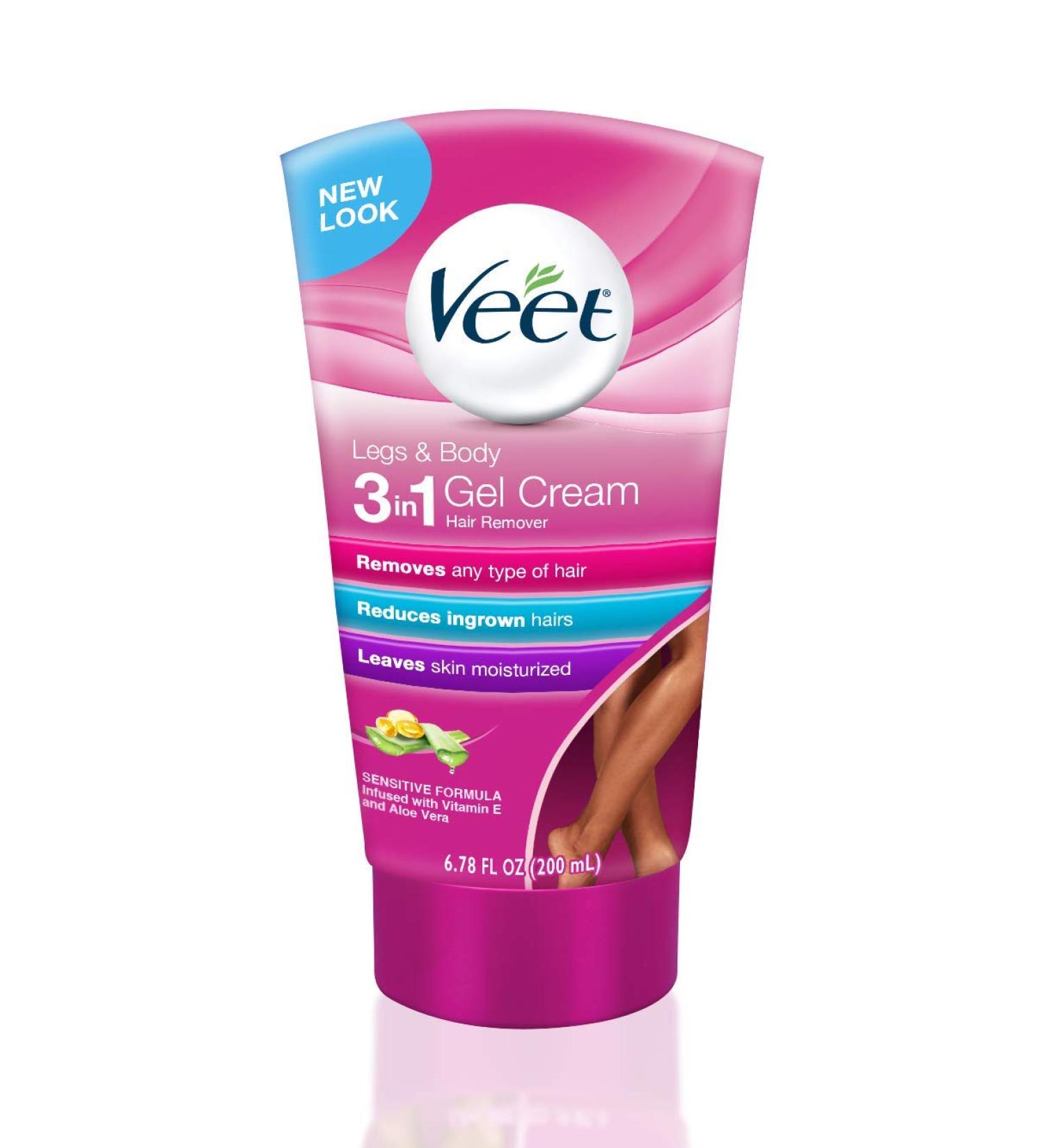 Veet Botanic Inspirations Gel Cream 6.78 oz for Silky Smooth Legs and Body - Buy Online on GoSupps.com