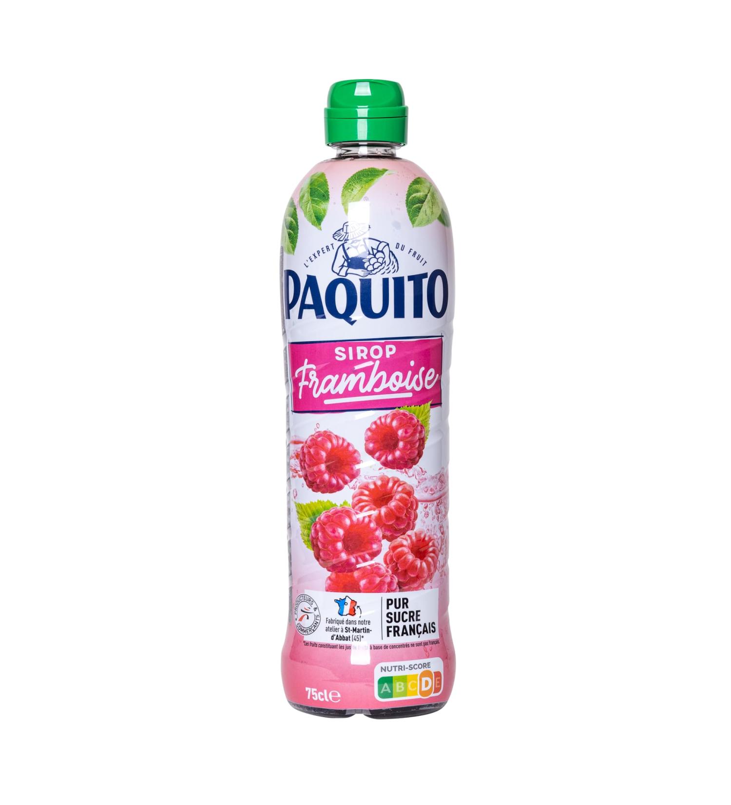 Paquito Raspberry Syrup 750mL - Buy Online on GoSupps.com