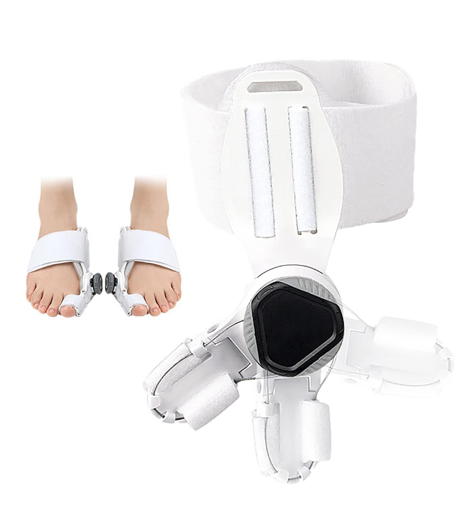 COMDS Bunion Orthotics Big Toe Straightener with Adjustable Knob - 2PCS White - Buy Online on GoSupps.com