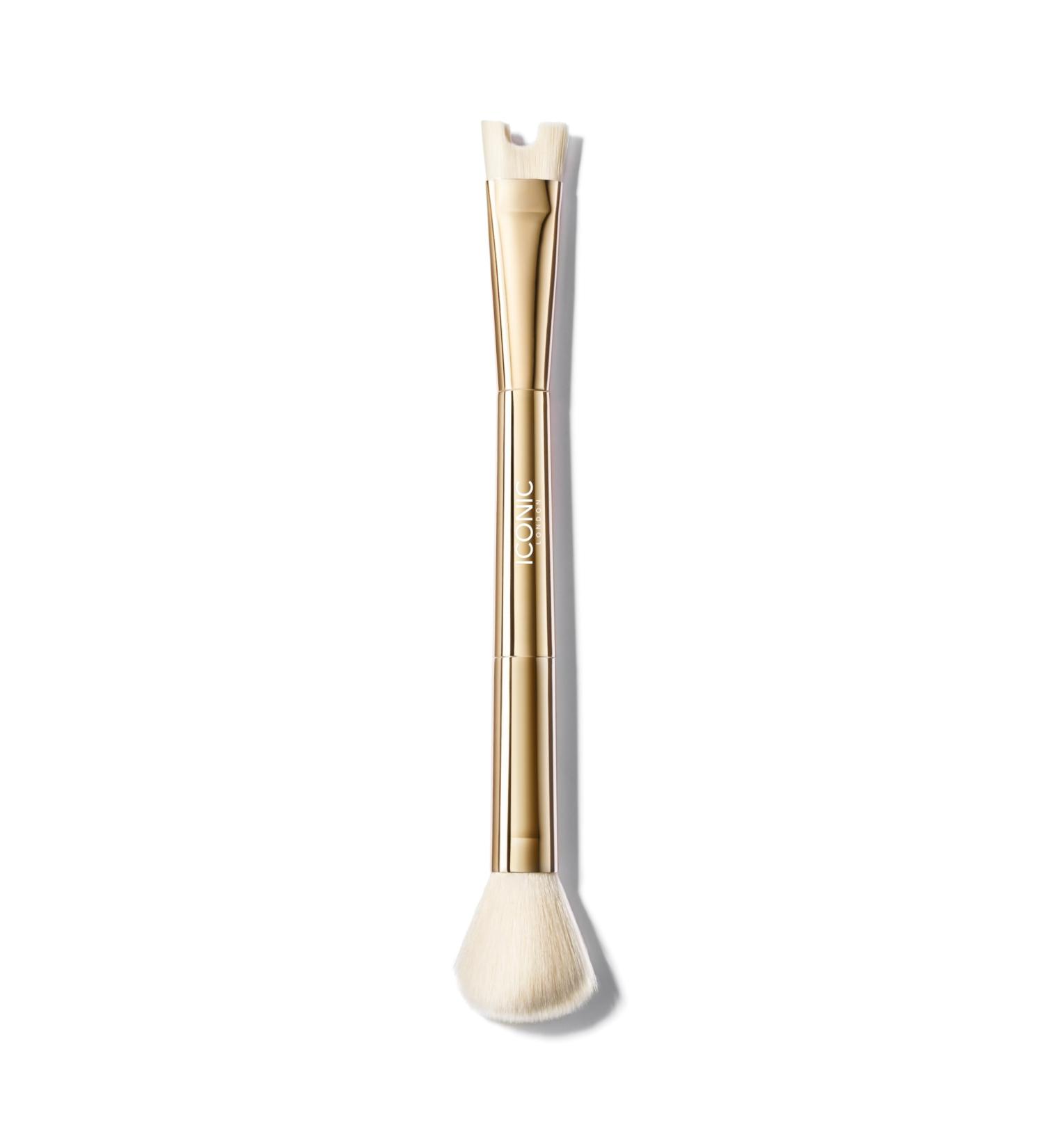 Buy ICONIC LONDON Vegan & Cruelty-Free Makeup Brushes - Precision Duo Contour for Buffing Blending & Finishing - International Shipping Available - Buy Online on GoSupps.com