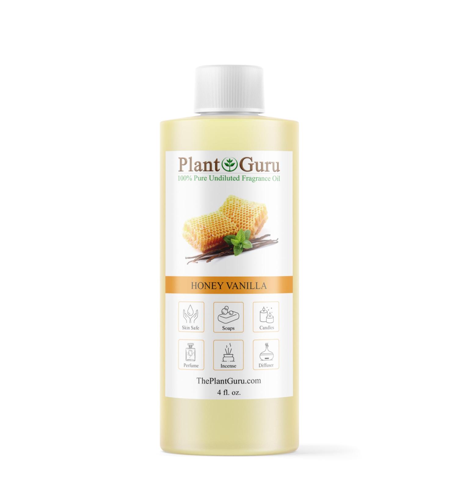 Honey Vanilla Fragrance Oil 4 fl. oz. Scented Oil for DIY Soap Making Candles Bath Bombs Body Butters. Used in Aromatherapy Diffusers Burners and Warmers. Great Addition to Lotions and Creams. Honey Vanilla 4 Fl Oz (Pac  - Buy Online on GoSupps.com